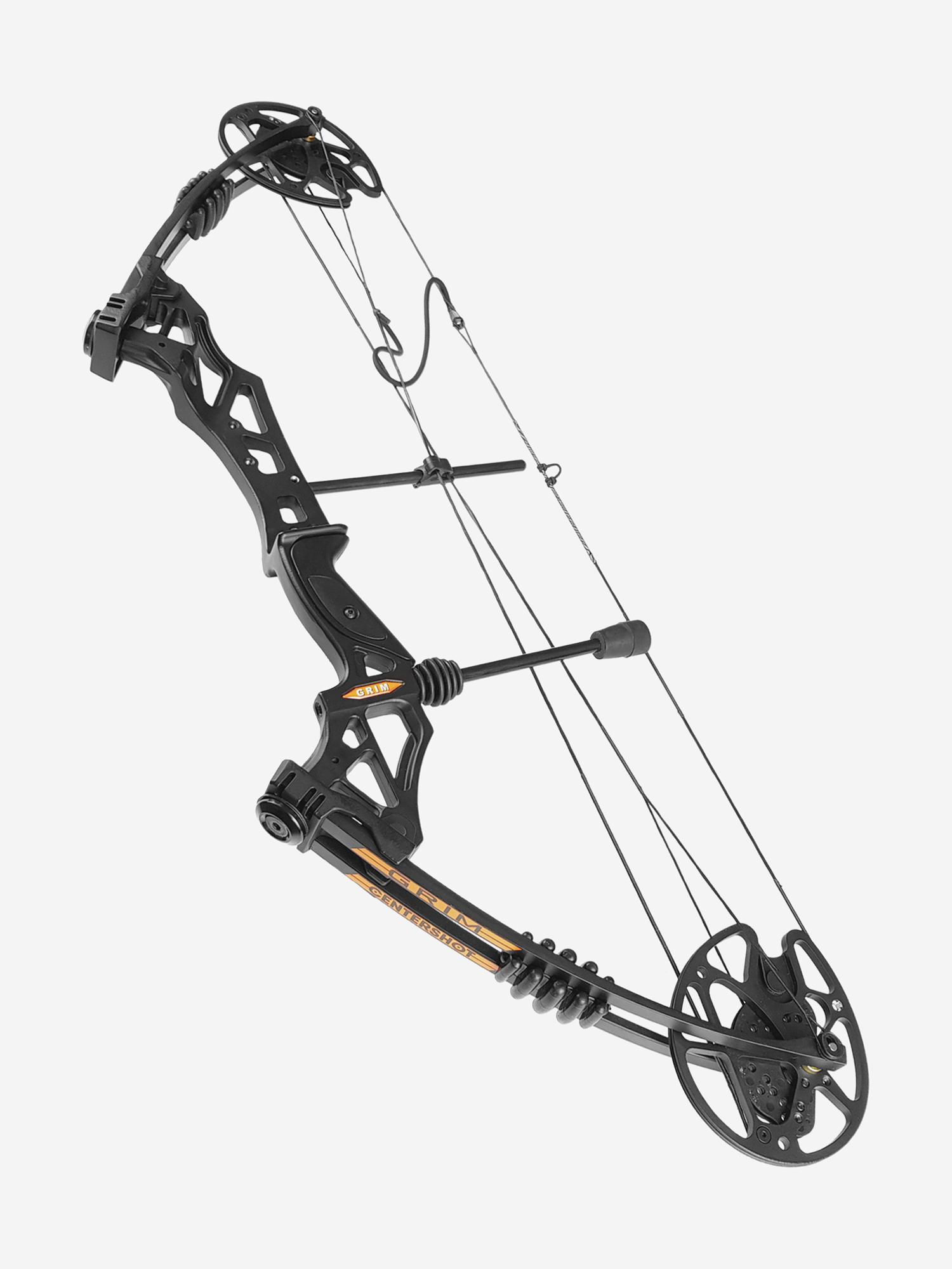 

Лук блочный Centershot Grim черный KIT, Черный
