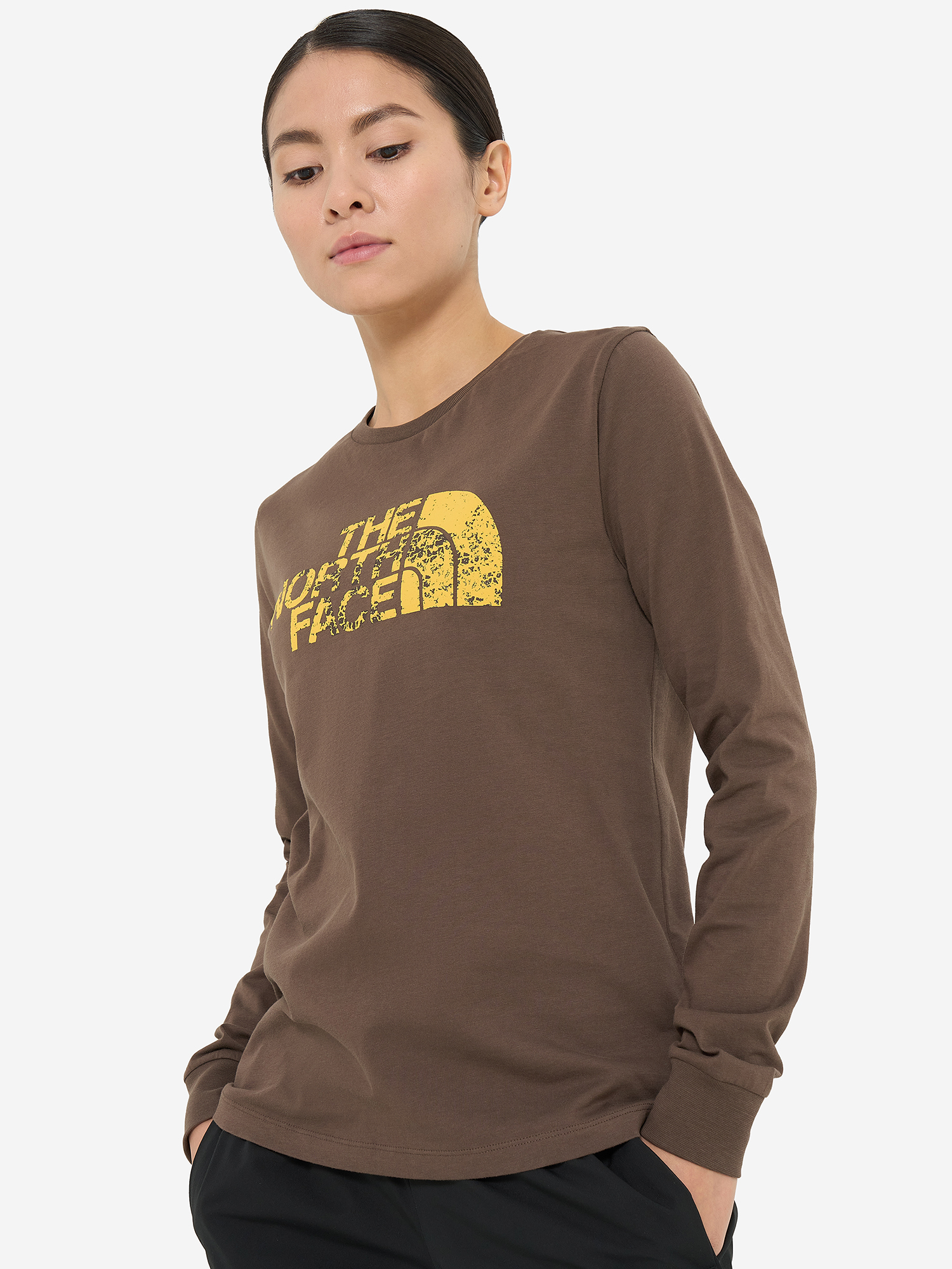 

Лонгслив женский The North Face Seasonal Logo, Коричневый