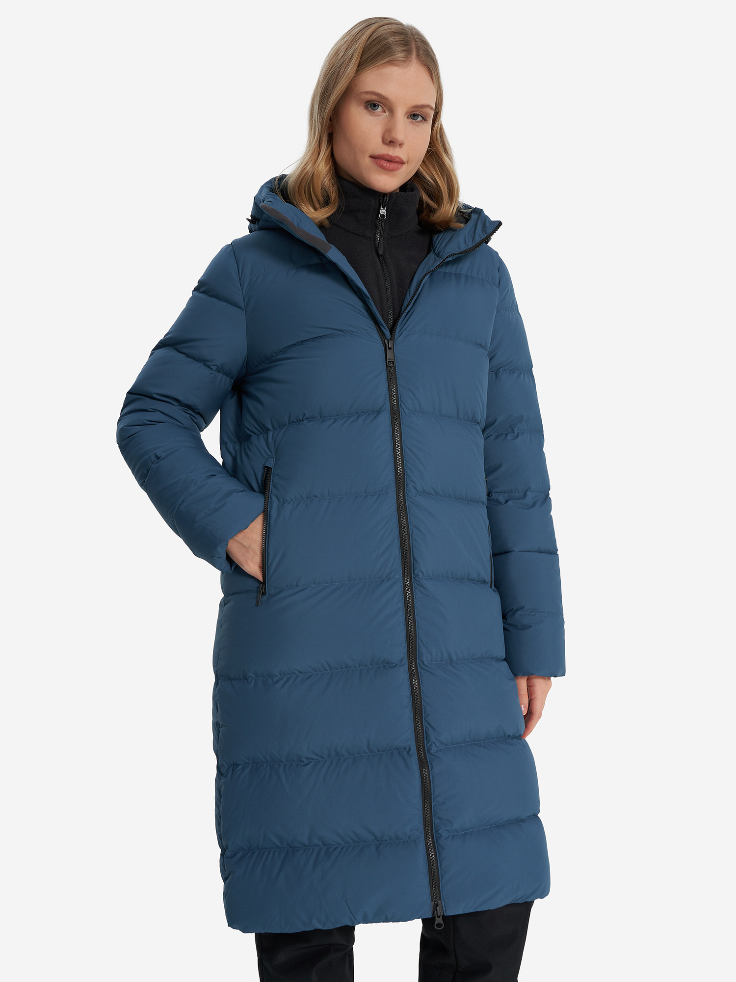 

Пальто пуховое женское Jack Wolfskin Frozen Palace, Серый