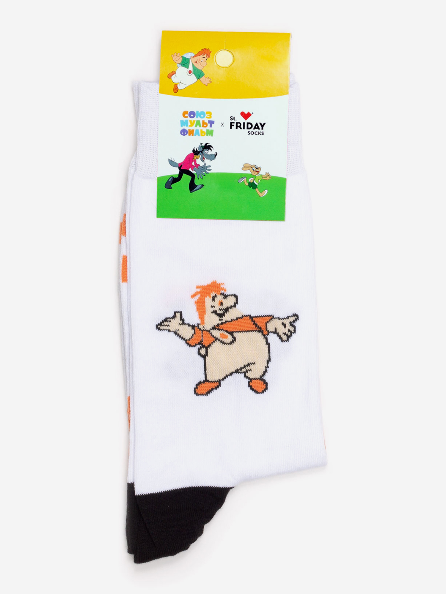 

Носки с рисунками St.Friday Socks, Карлсон, Белый