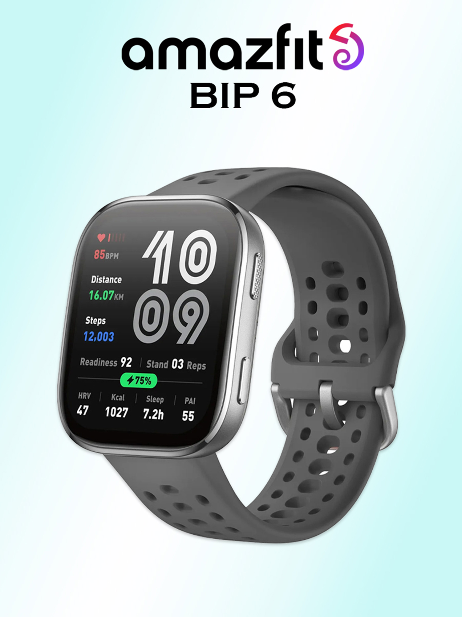 Изображение товара Умные спортивные часы Amazfit Bip 6 A2435 диагональ 1.97 дюймов для фитнеса и бега