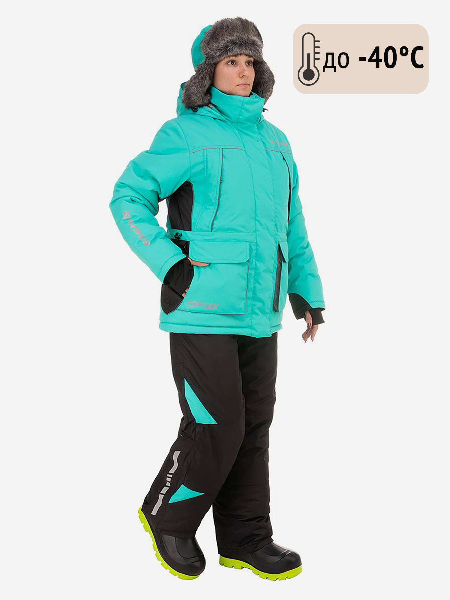 Изображение товара Зимний костюм NISUS MIRA для рыбалки охоты водонепроницаемый утепленный