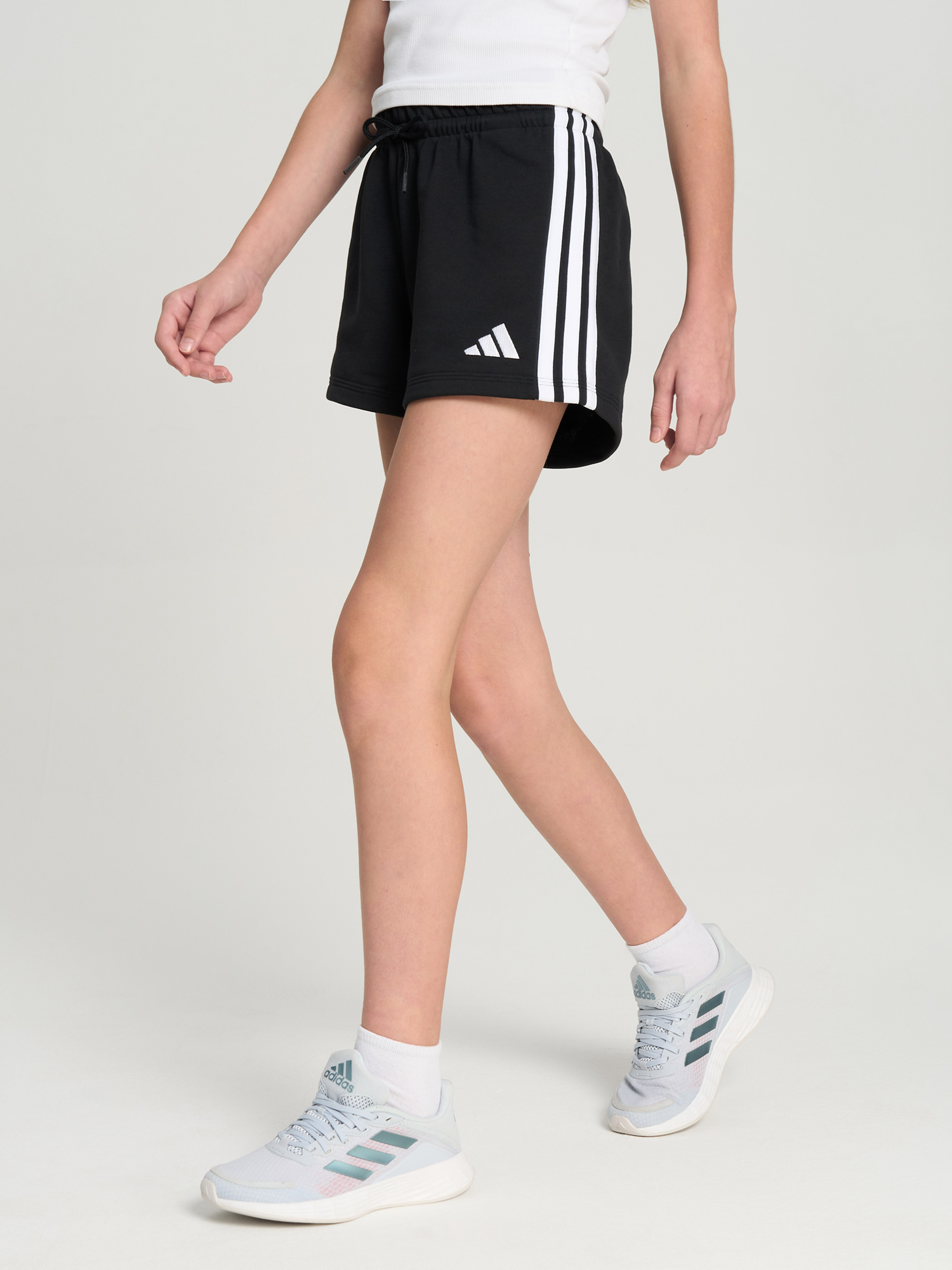 Шорты для девочек adidas 3-Stripes, Черный