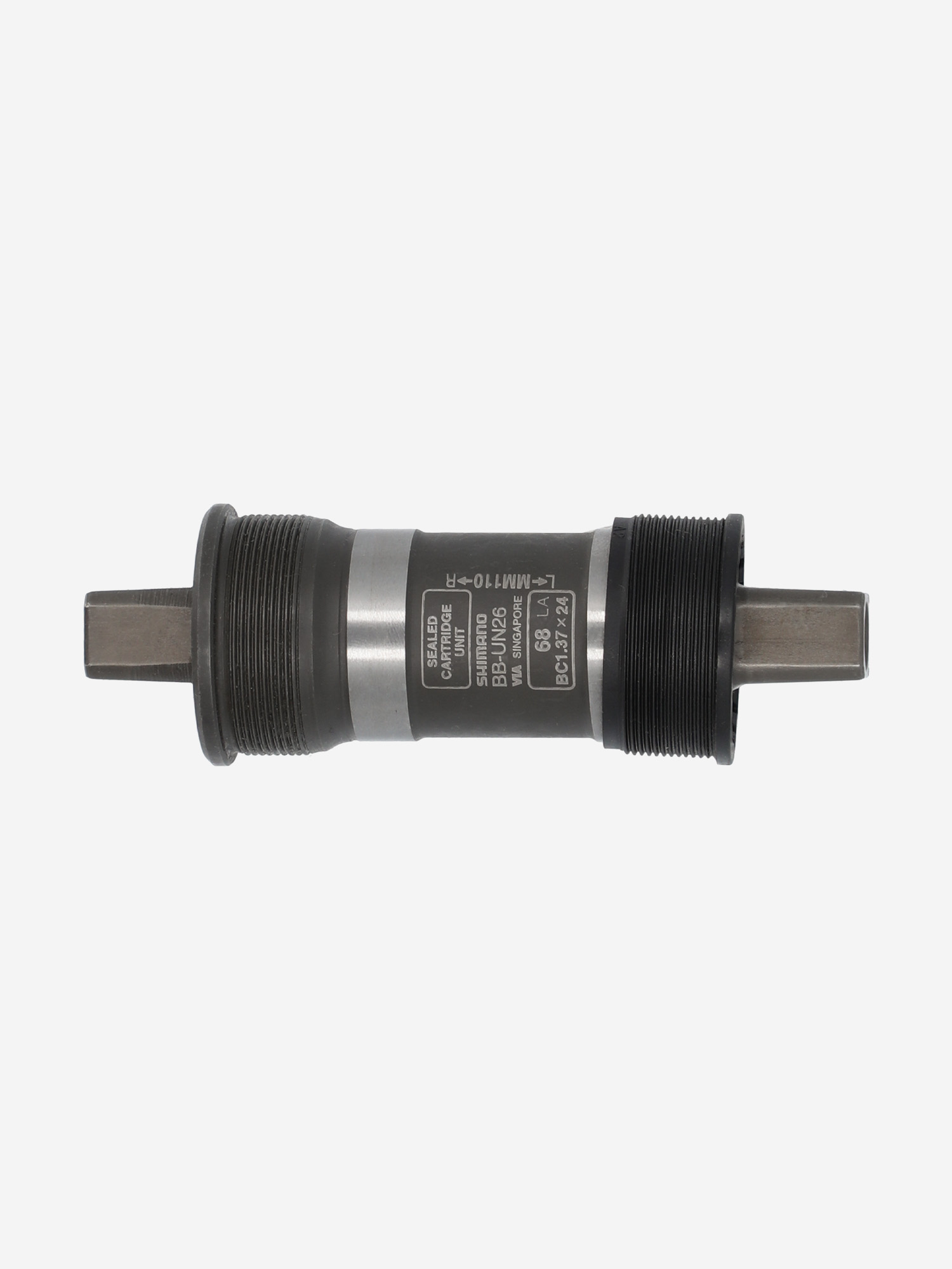 

Каретка Shimano Acera BB-UN26, SQR, 68х110 мм, Черный
