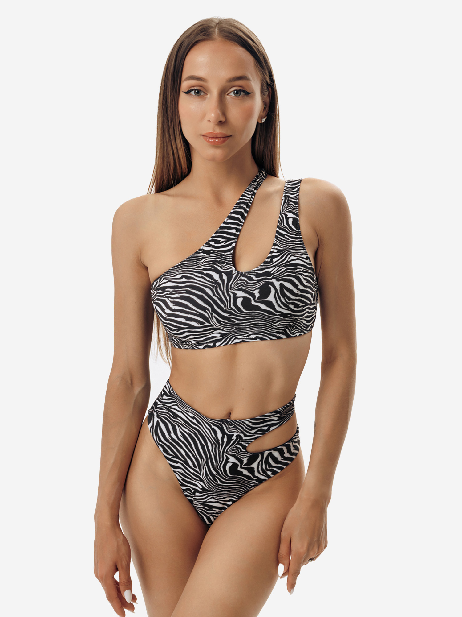 Женские плавки Nebbia RIO DE JANEIRO bikini bottom - zebra 748, Белый купальник слитный nebbia fortaleza monokini zebra 735 белый