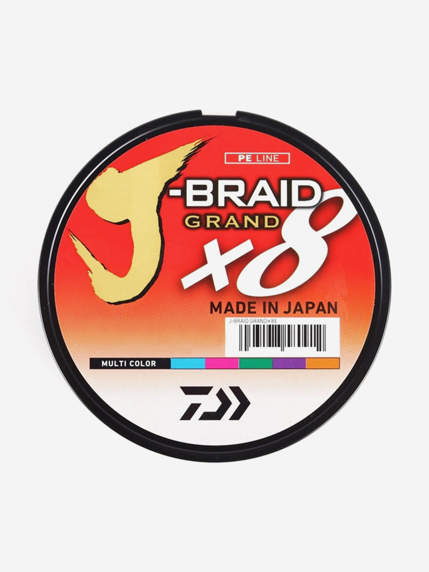 

Шнур DAIWA J-Braid Grand x8 150м Multicolor 0,10мм 7кг, Мультицвет