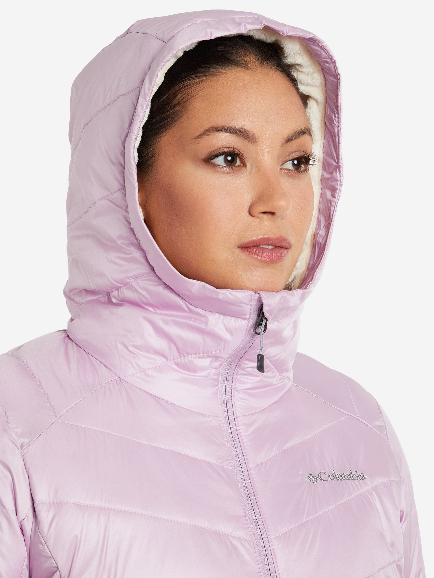 Куртка утепленная женская Columbia Joy Peak Hooded Jacket, Фиолетовый 1982671CLB-572, размер 42 - фото 4