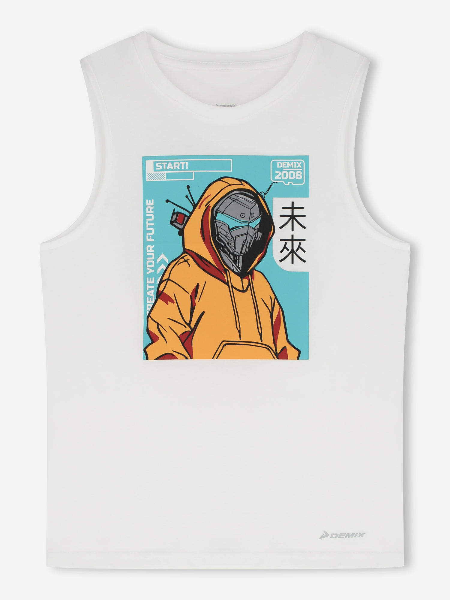 Майка Demix, белый, арт. 142247DMX-00