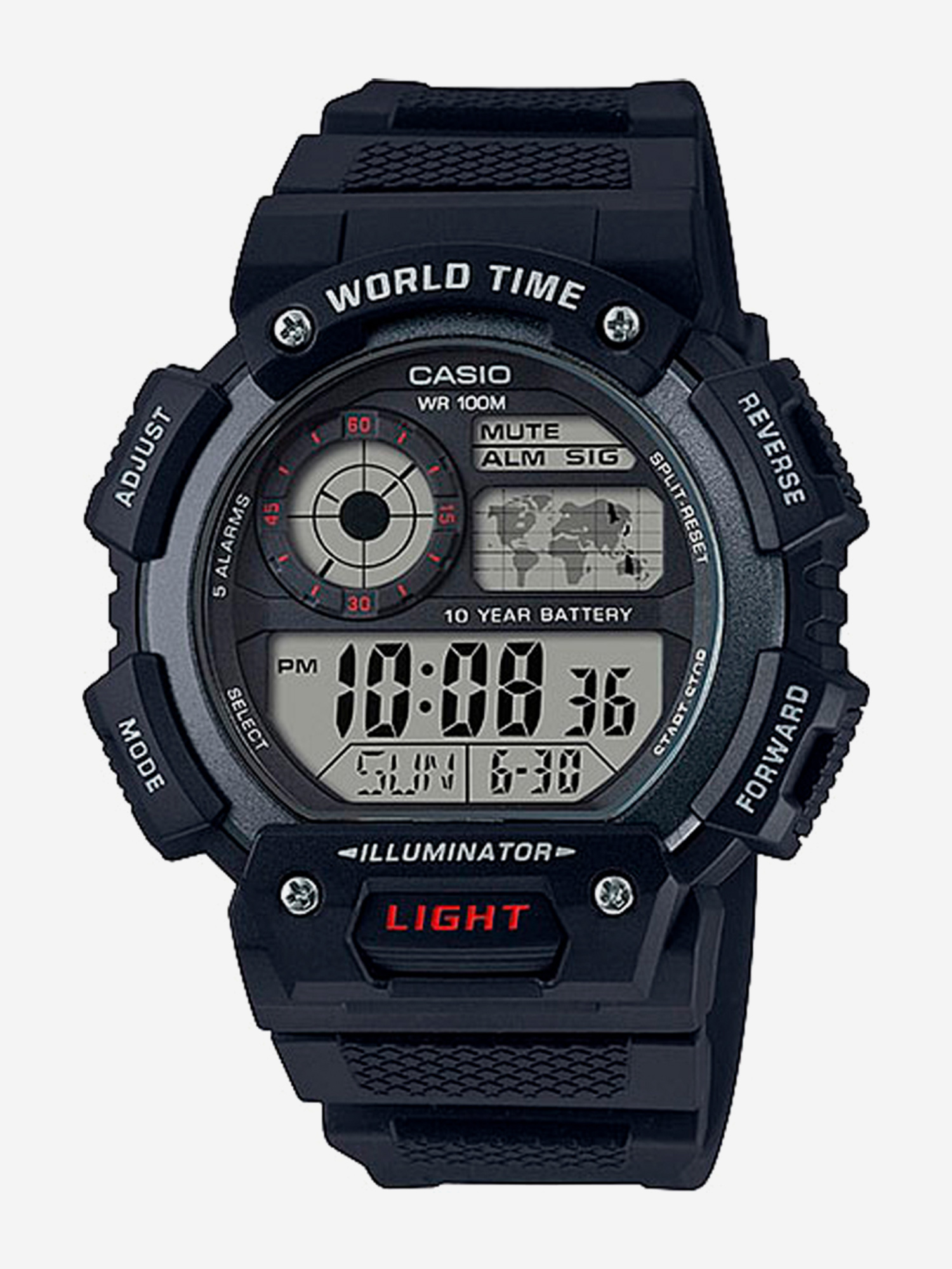 

Наручные часы Casio AE-1400WH-1A, Черный