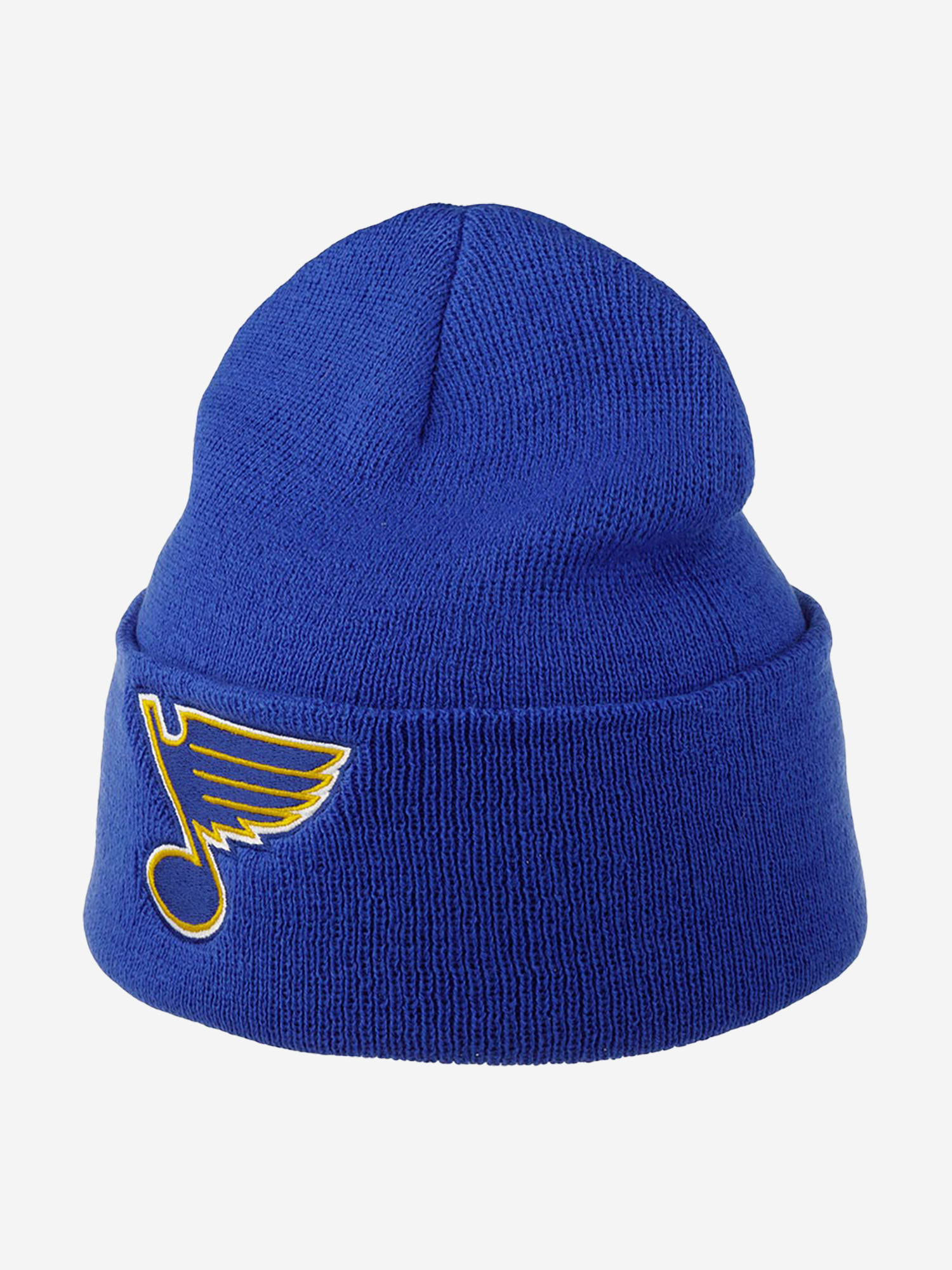 Шапка с отворотом AMERICAN NEEDLE 21019A-SLB Saint Louis Blues Cuffed Knit NHL (синий), Синий 06-606XDOXA3Y-06, размер Без размера - фото 3