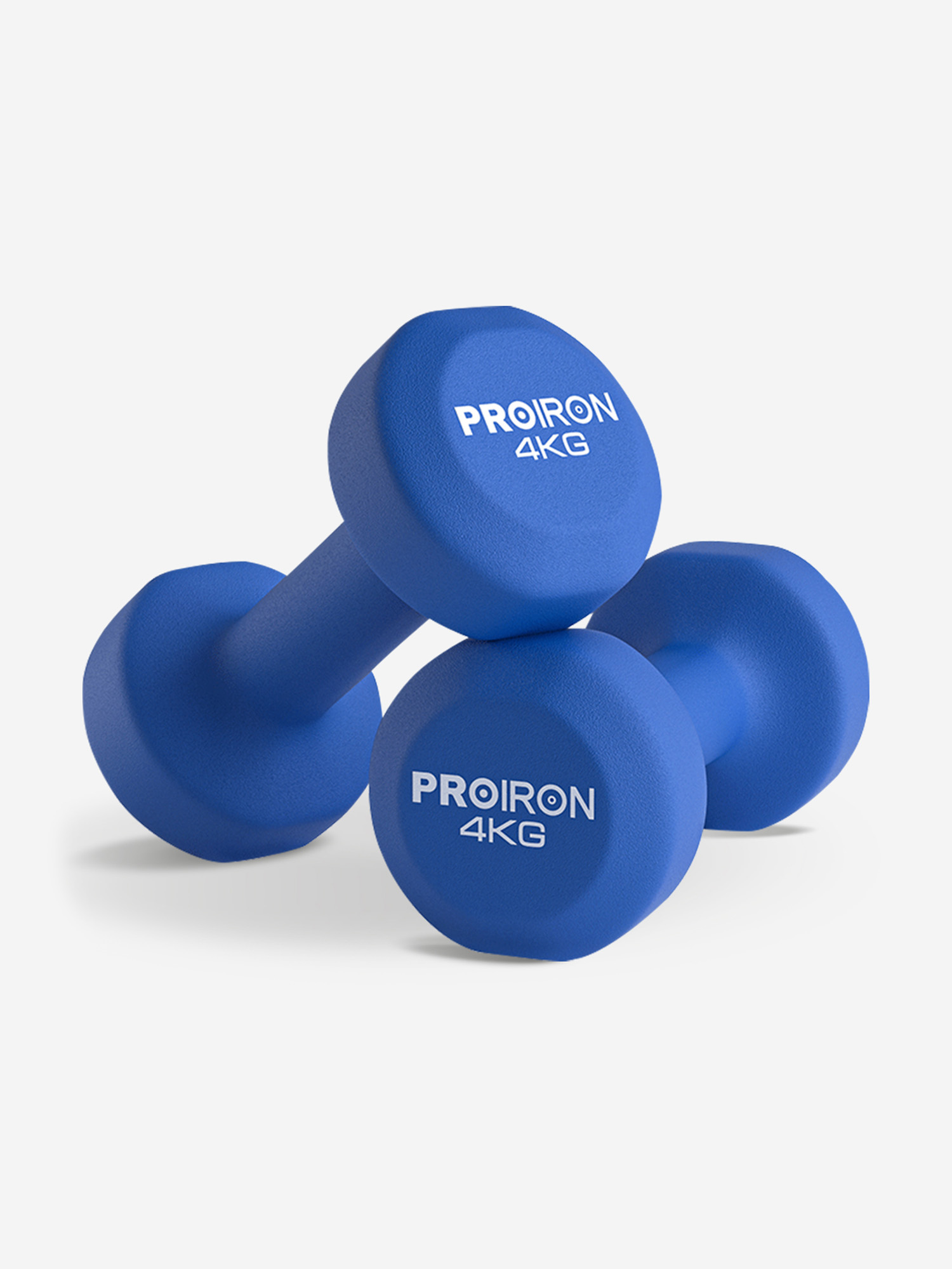 

Гантели PROIRON неопреновые набор 2 шт, 4+4 кг, Синий