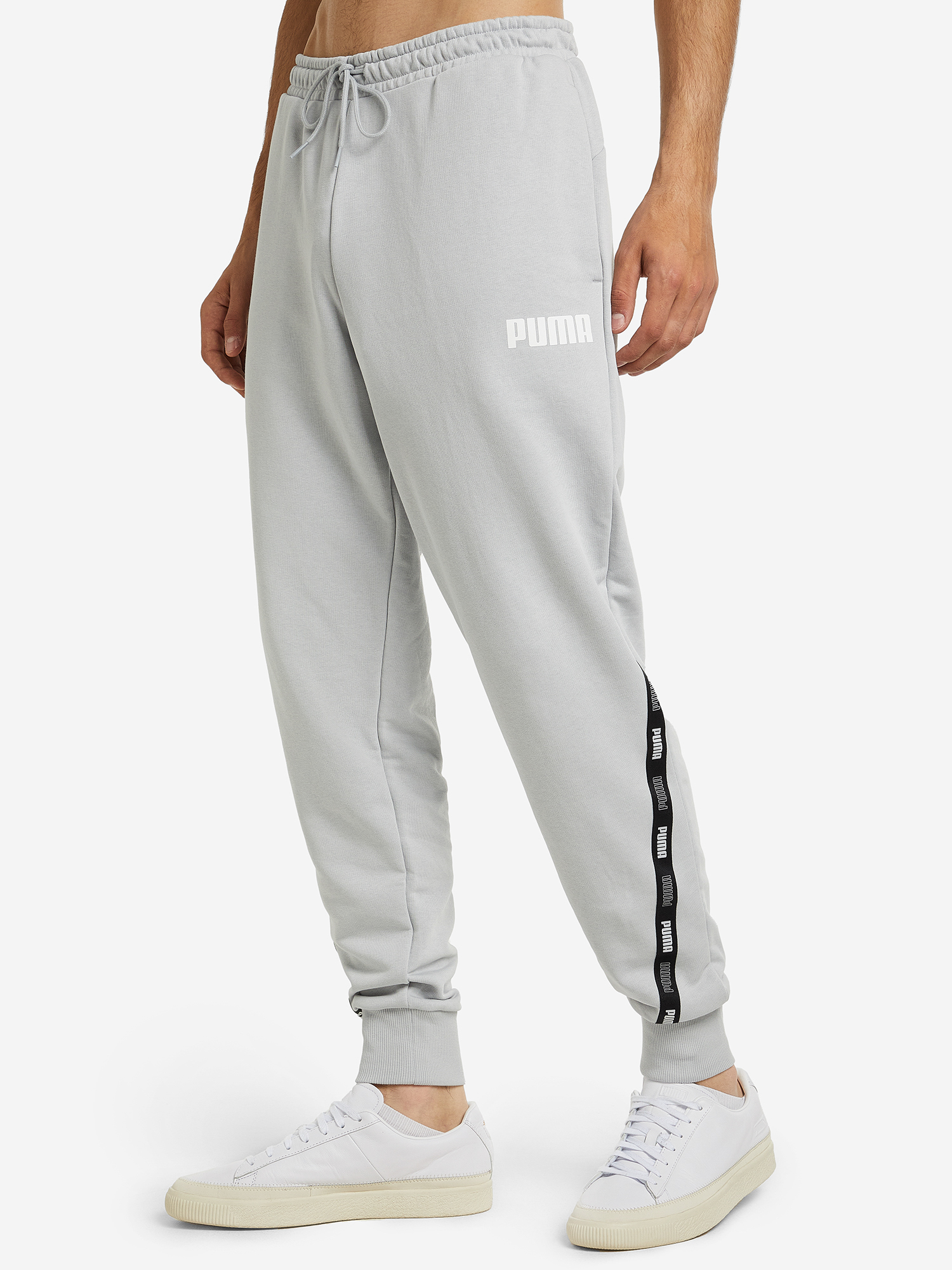 

Брюки мужские PUMA Tape Pants Tr M Cl High Rise, Серый