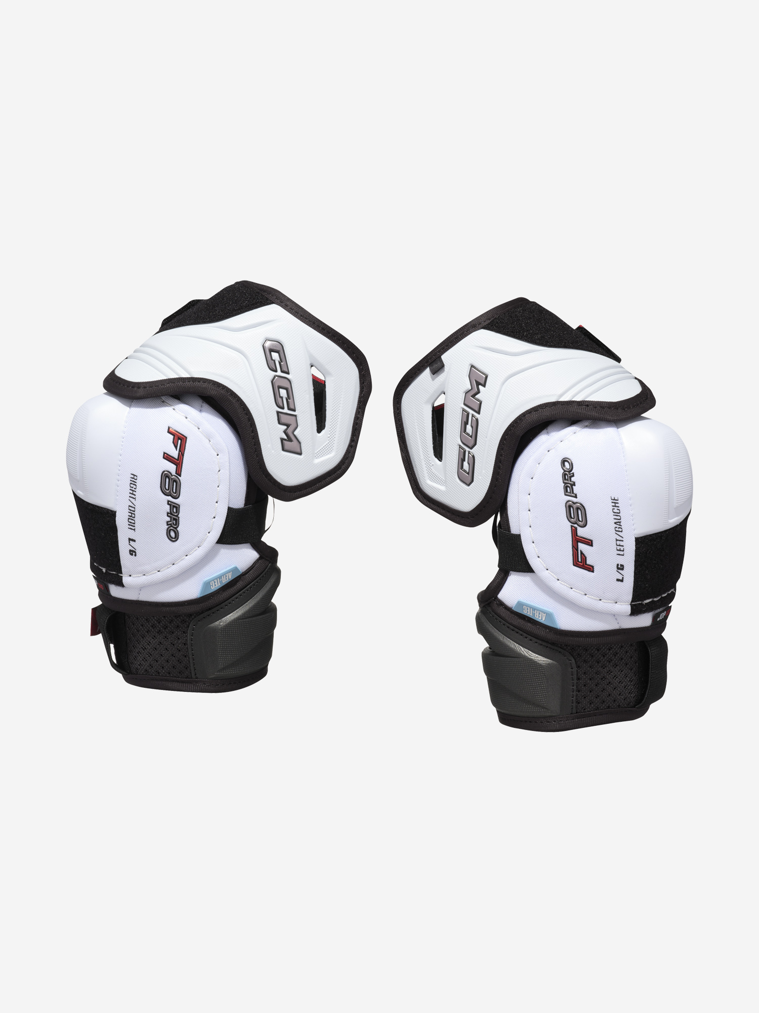 

Налокотники хоккейные CCM Jetspeed FT8 Pro SR, Белый