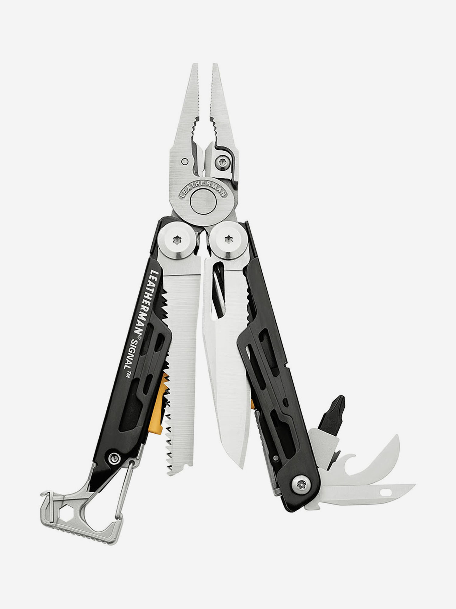

Мультиинструмент складной Leatherman Signal, 19 функций, чехол, Серебряный