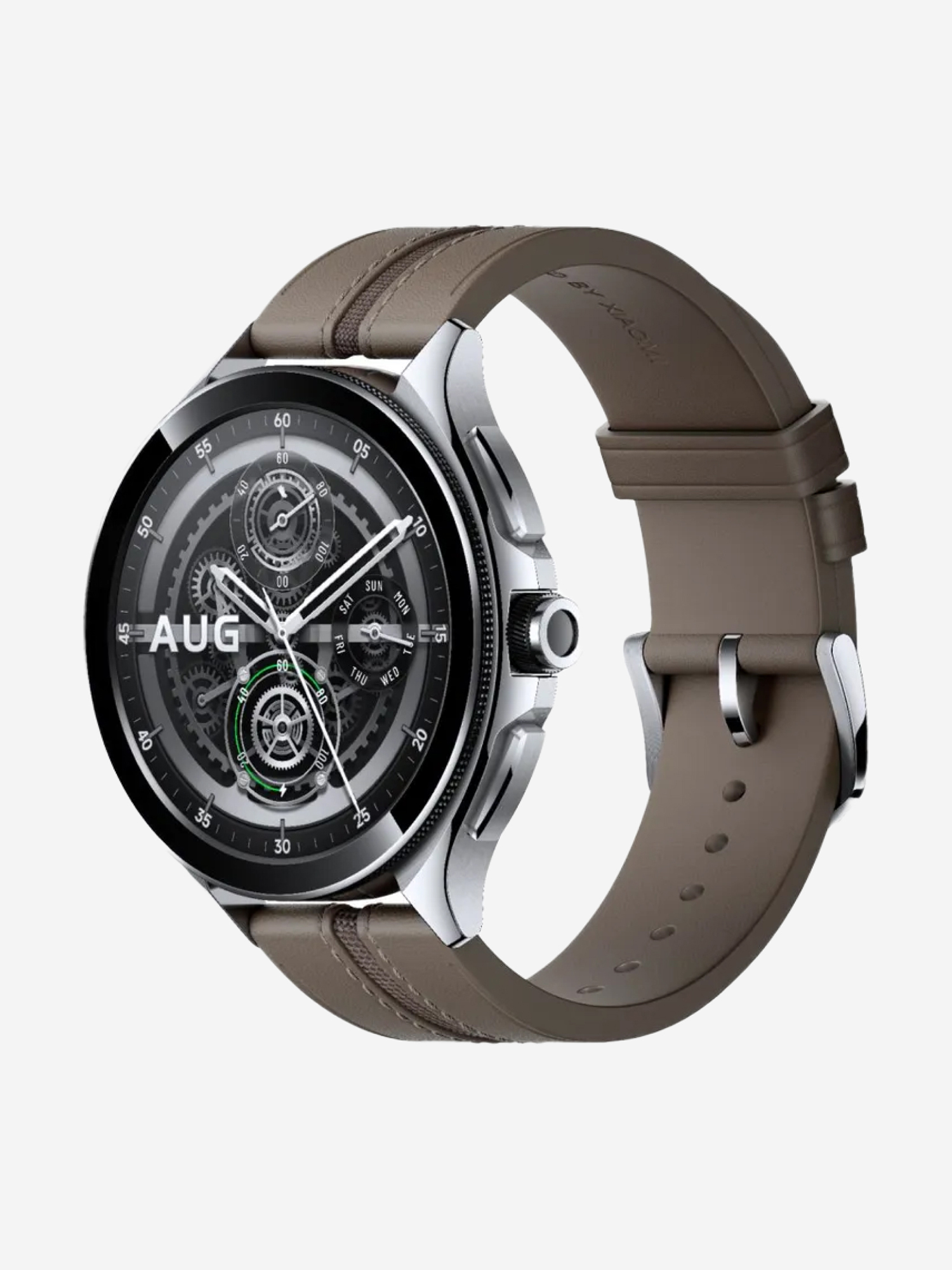 

Смарт-часы Xiaomi Watch 2 Pro - Bluetooth Silver Case with Brown Leather Strap M2234W1 (BHR7216GL), Коричневый