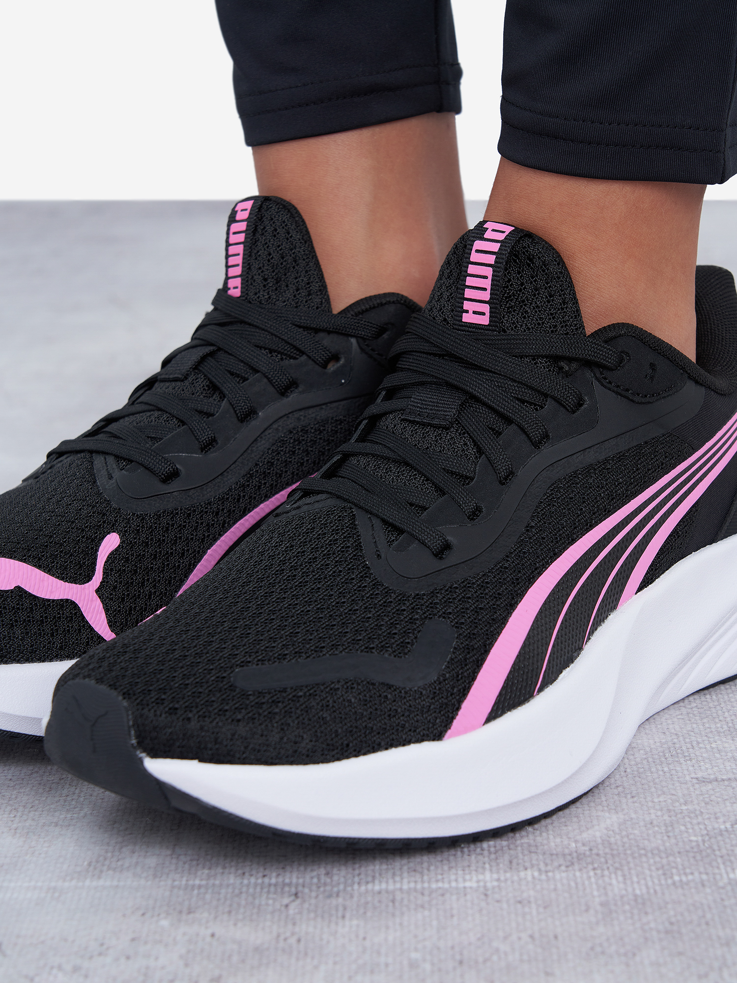 фото Кроссовки для девочек puma pounce lite, черный