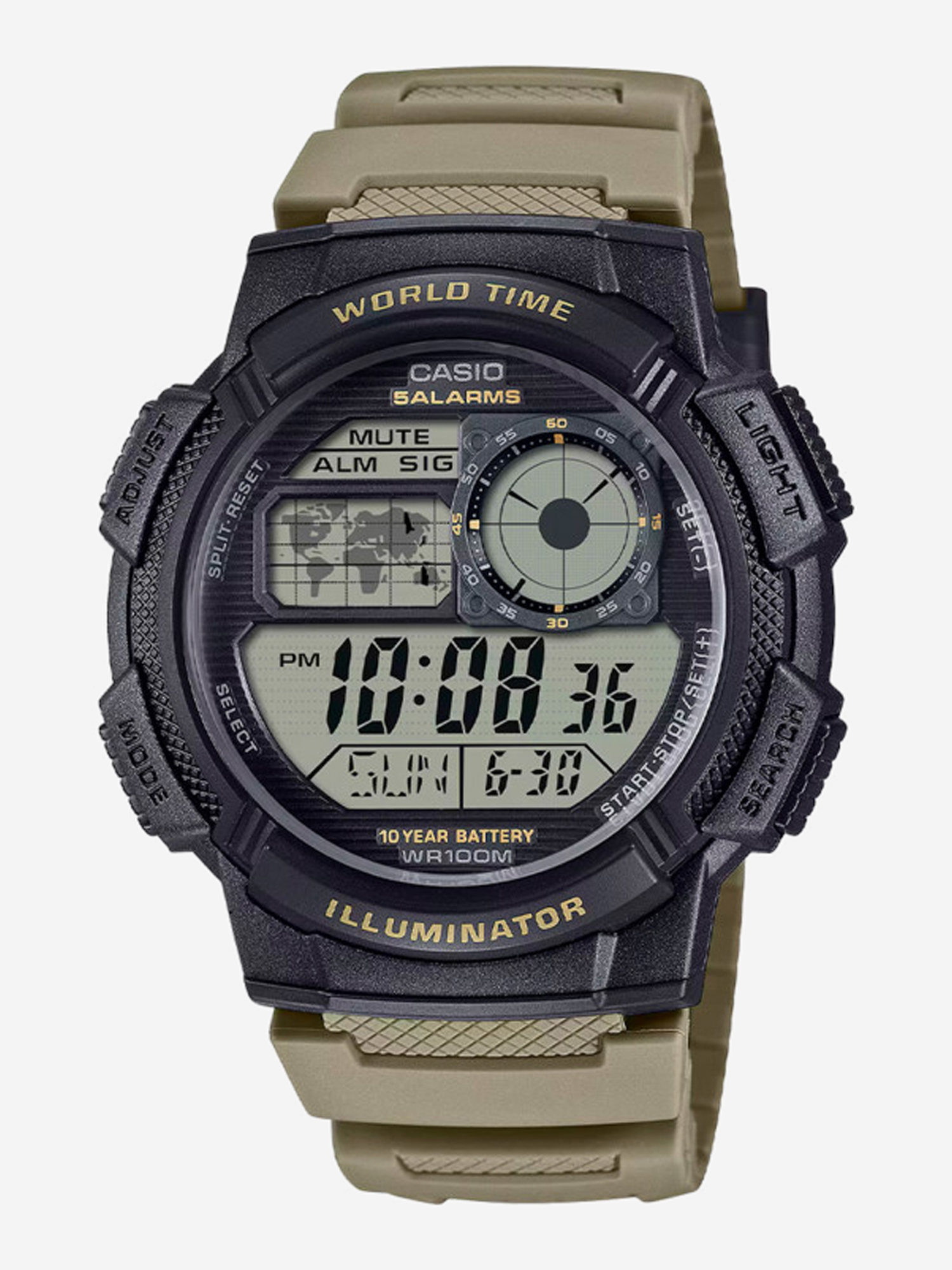 Изображение товара Наручные часы Casio Collection AE-1000W-5A, Зеленый