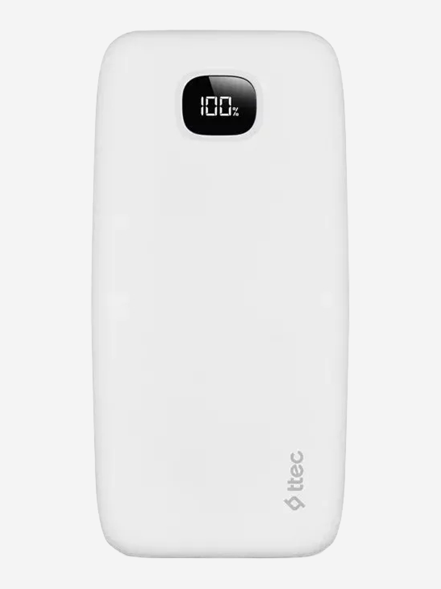 Изображение товара Внешний аккумулятор TTEC ChargeUp Pro LCD 20000 мАч PD 20W белый Изображение товара Внешний аккумулятор TTEC ChargeUp Pro LCD 20000 мАч PD 20W белый