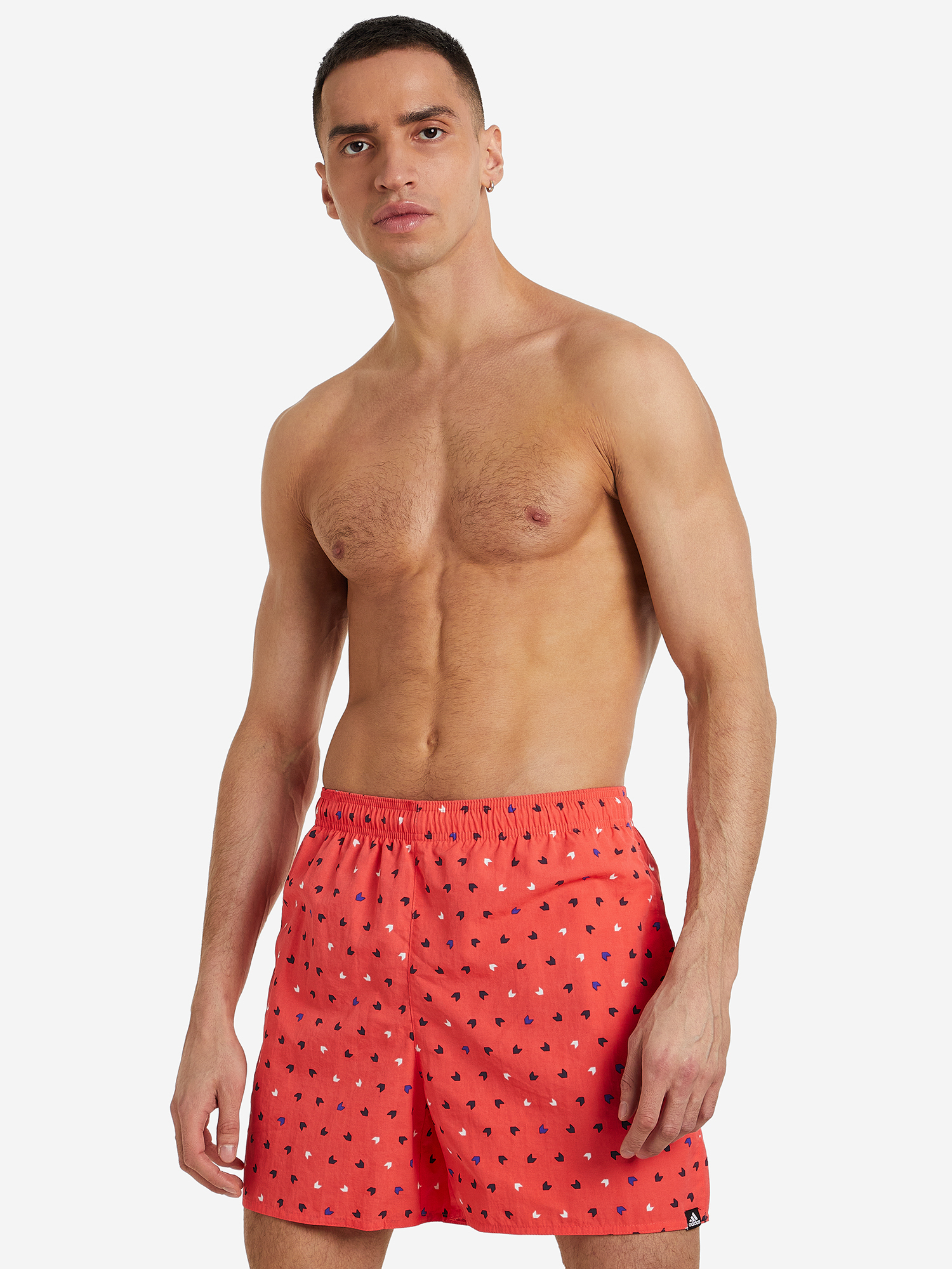 

Шорты плавательные мужские adidas Allover Print, Розовый