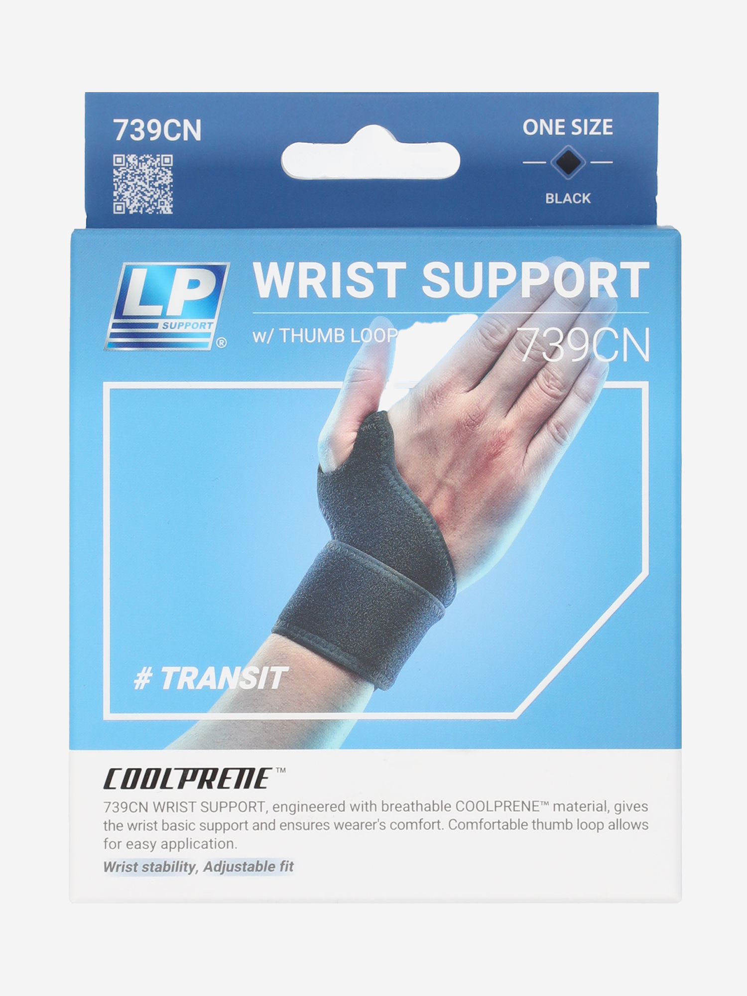 фото Суппорт запястья lp 739, черный lp support