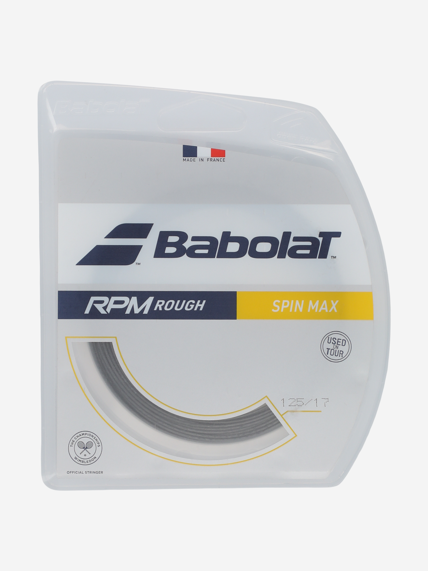 Струна для большого тенниса Babolat RPM Rough, Серый
