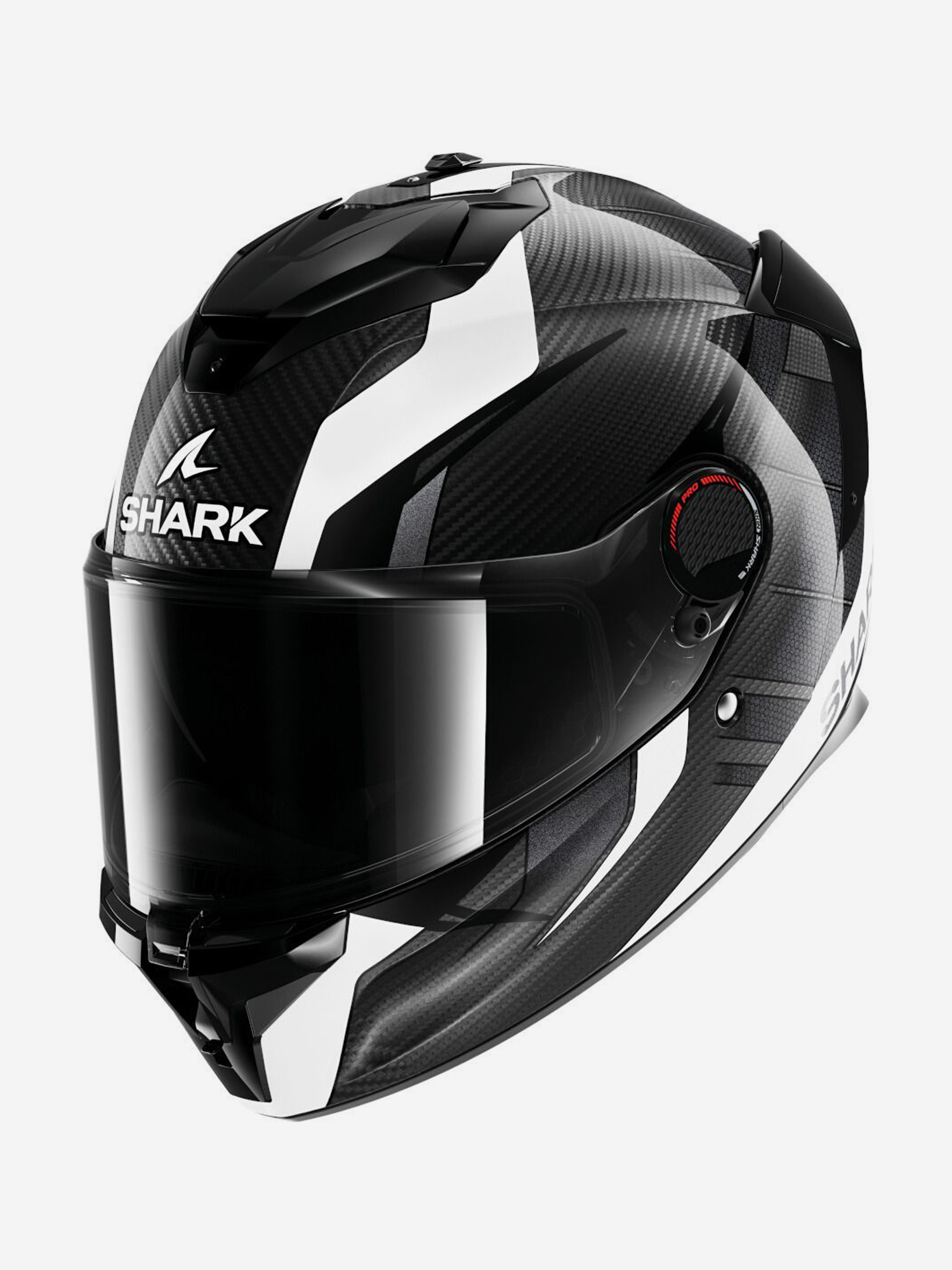 

Мотошлем интеграл Shark SPARTAN GT PRO KULTRAM CARBON Black/White/Black, Черный