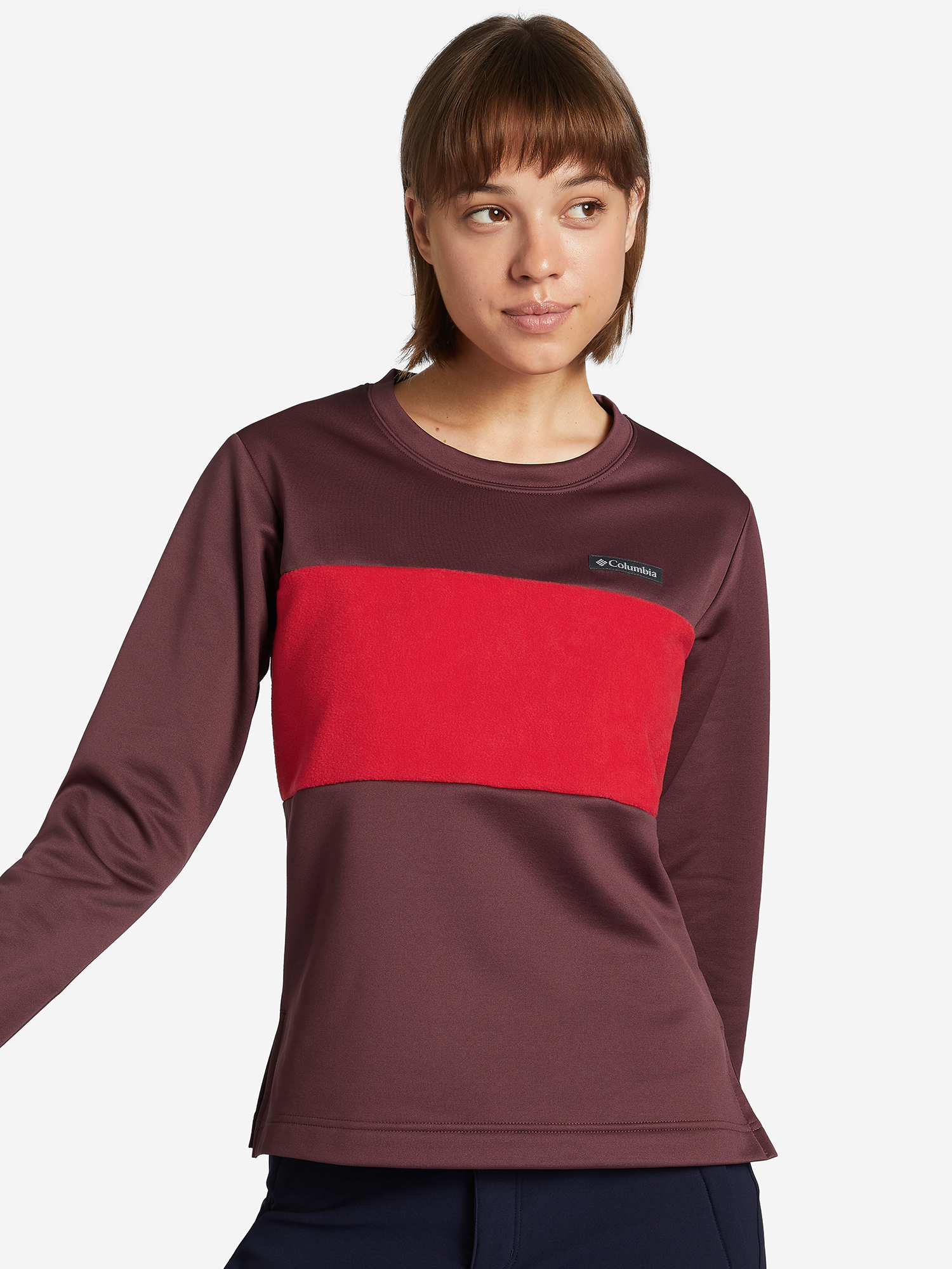

Джемпер флисовый женский Columbia River Fleece Pullover, Красный