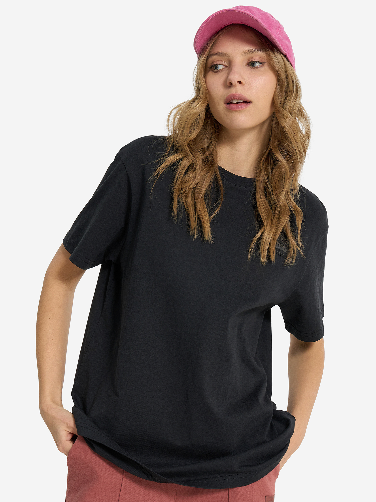 

Футболка женская оверсайз FILA, Черный