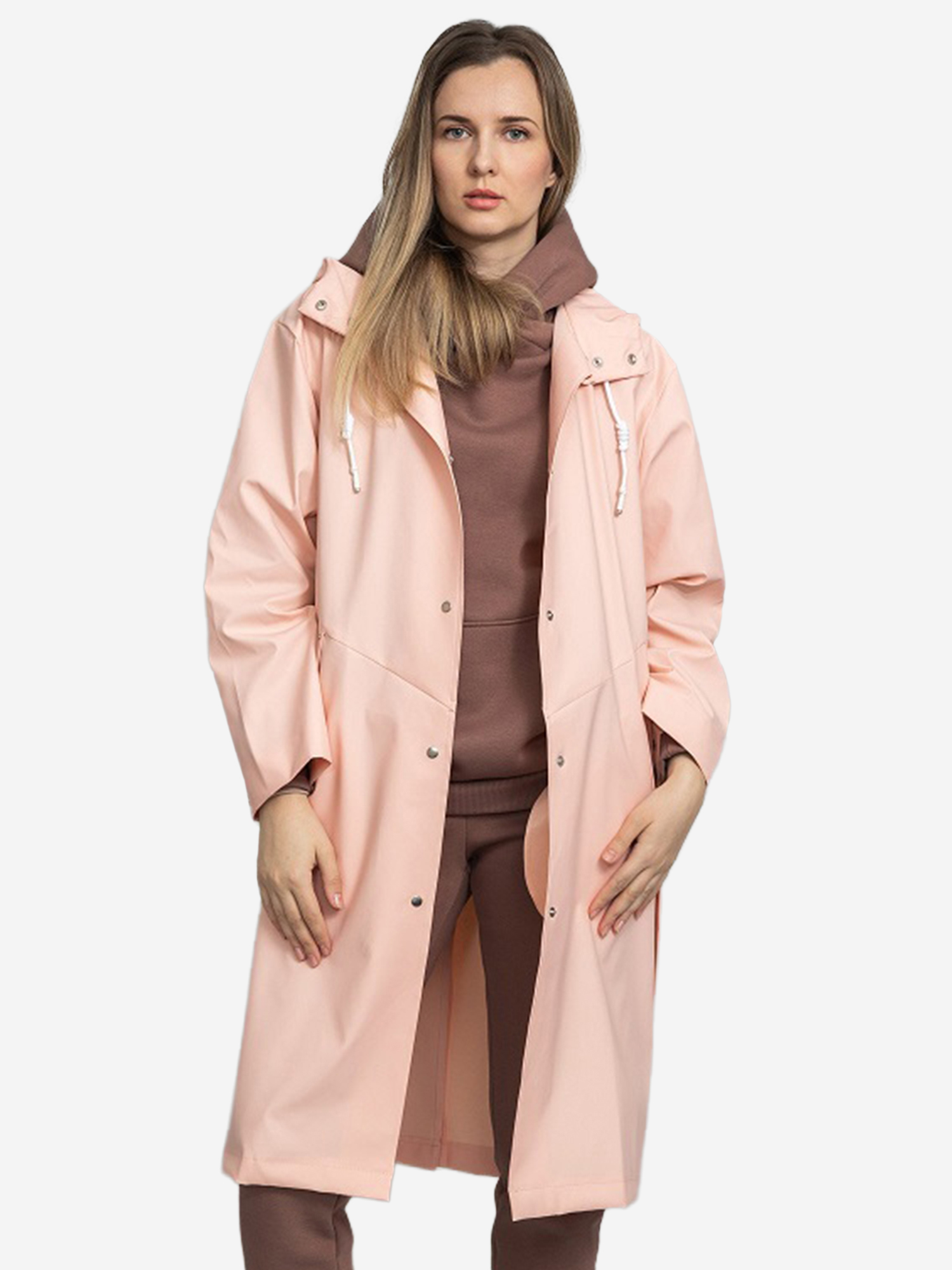 Изображение товара Женский дождевик SYMBION Нева с водоотталкивающей пропиткой и длинным свободным покроем