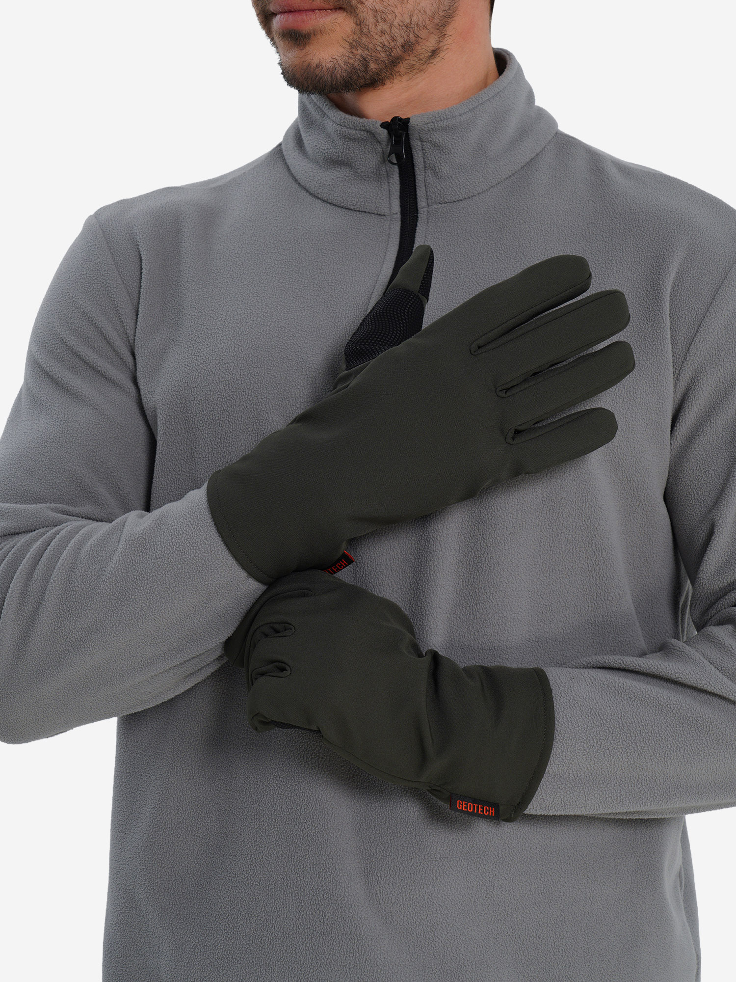 Изображение товара Мужские перчатки Geotech для активного отдыха, рыбалки и охоты, антискользящие