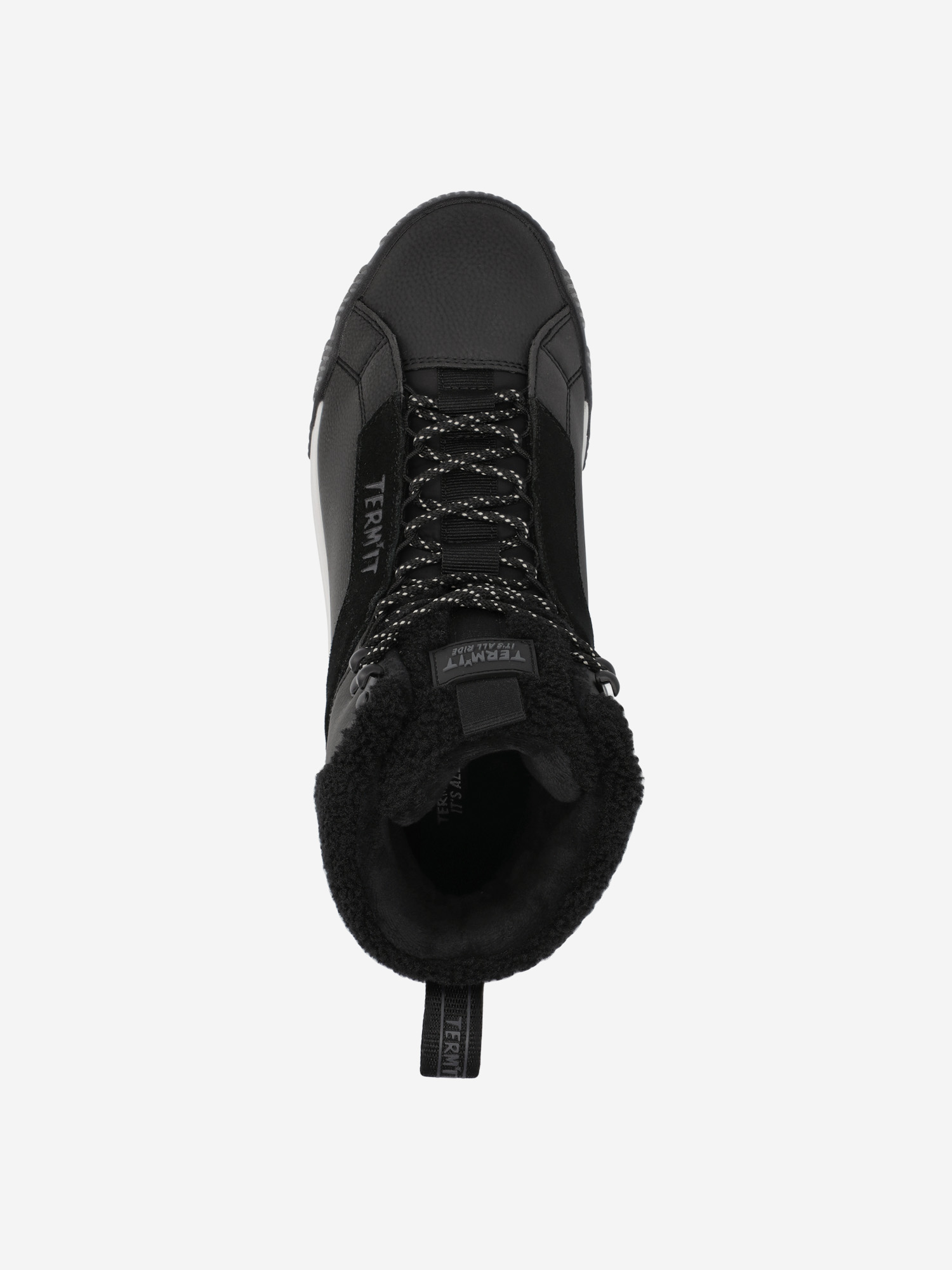 фото Кеды утепленные женские termit future mid, черный