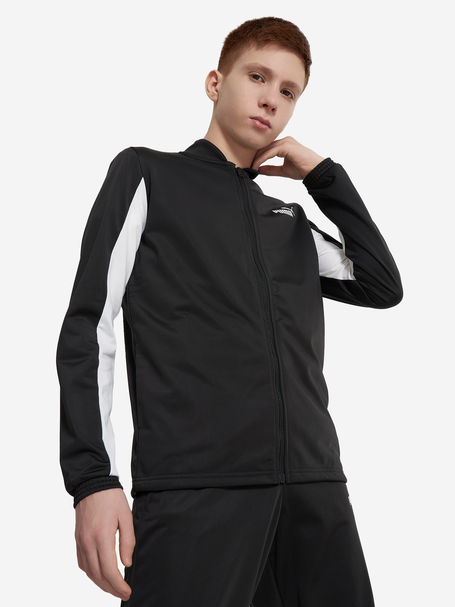 фото Костюм для мальчиков puma poly, черный