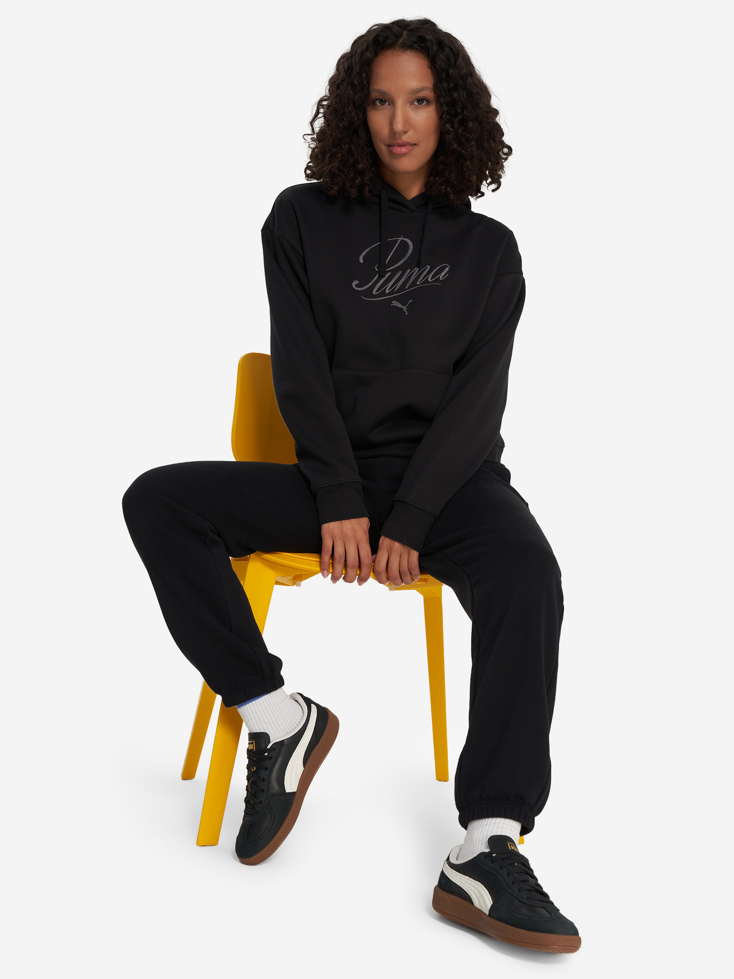 Худи женское PUMA Ess Script, Черный 4