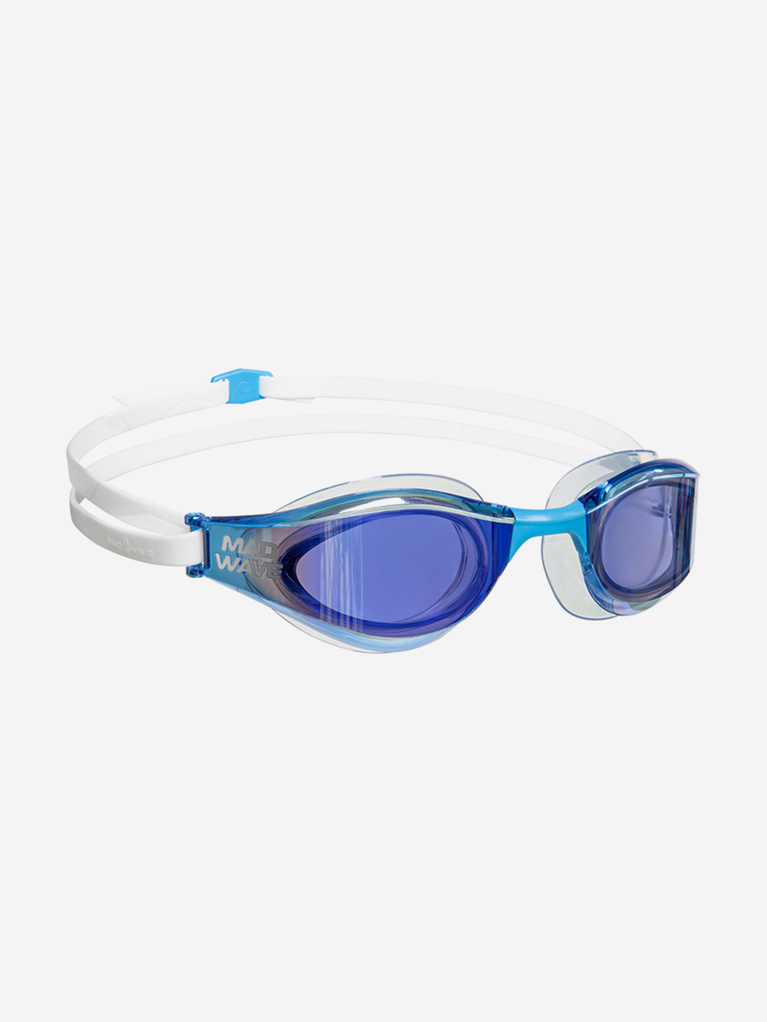 Очки для плавания Mad Wave Aqua Fusion Rainbow, Белый