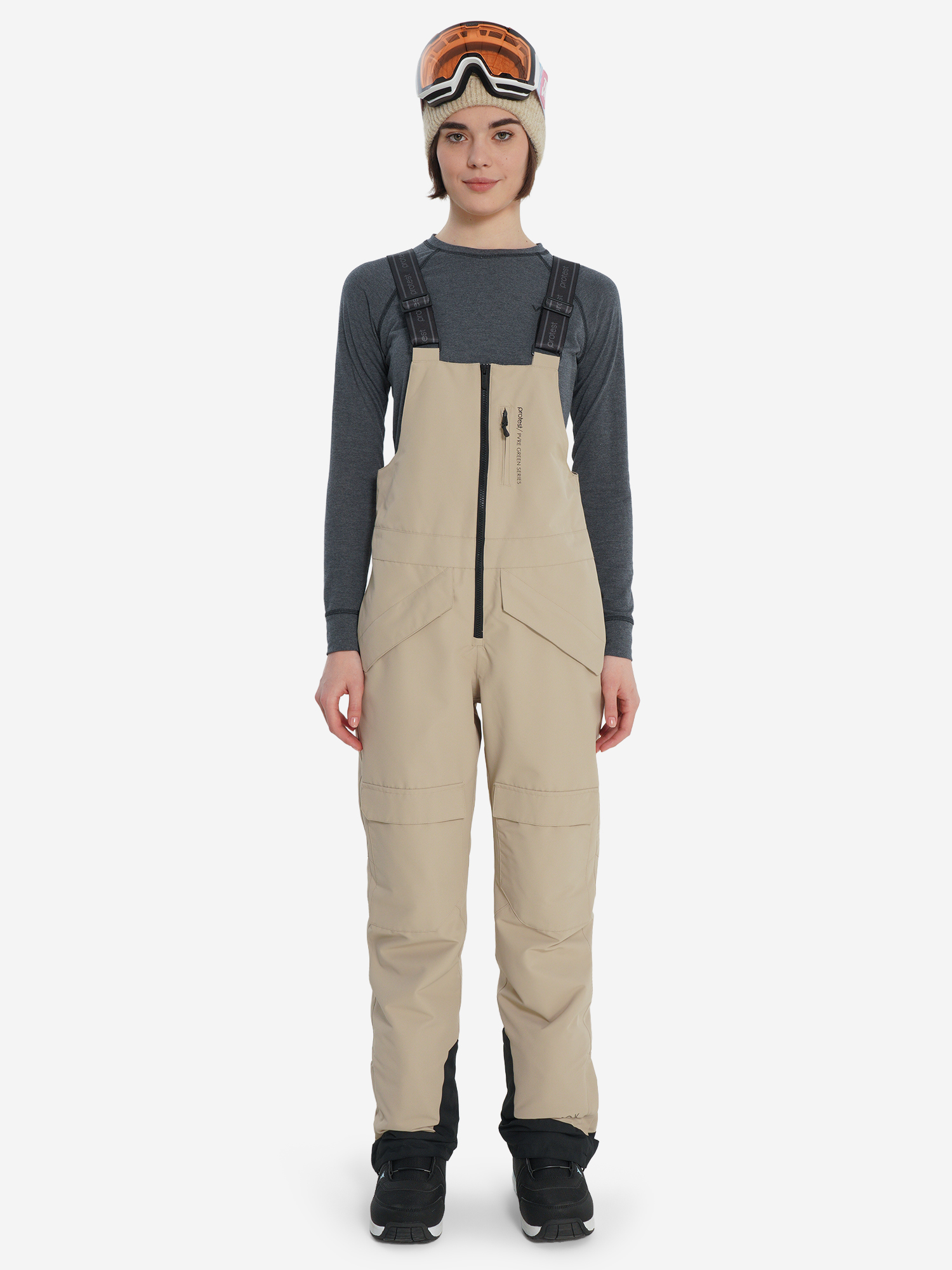 

Брюки утепленные женские Protest Navaz, Бежевый