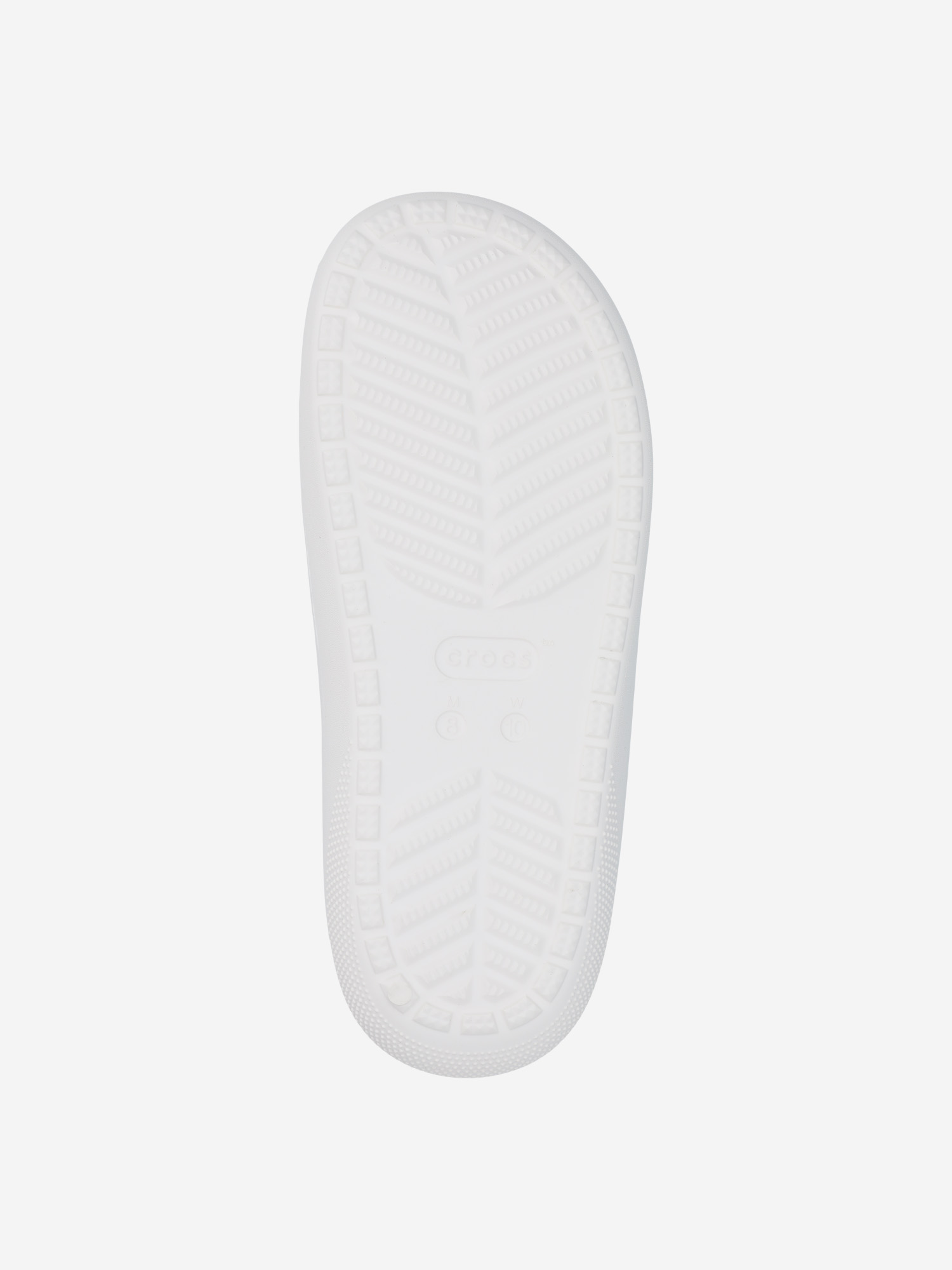 фото Шлепанцы женские crocs classic floral cut out, белый