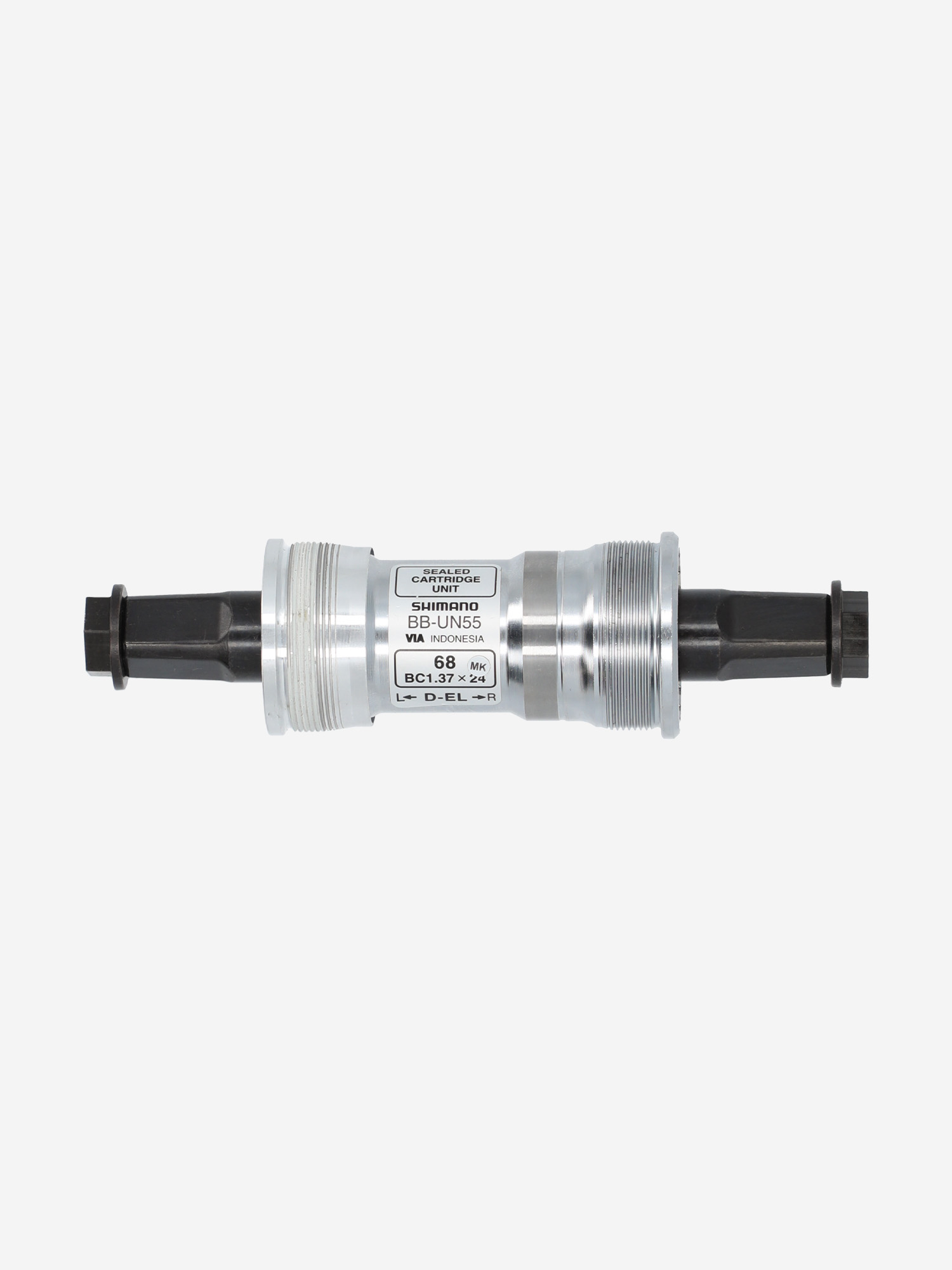 

Каретка Shimano BB-UN55, SQR, 68х127 мм, Серебряный