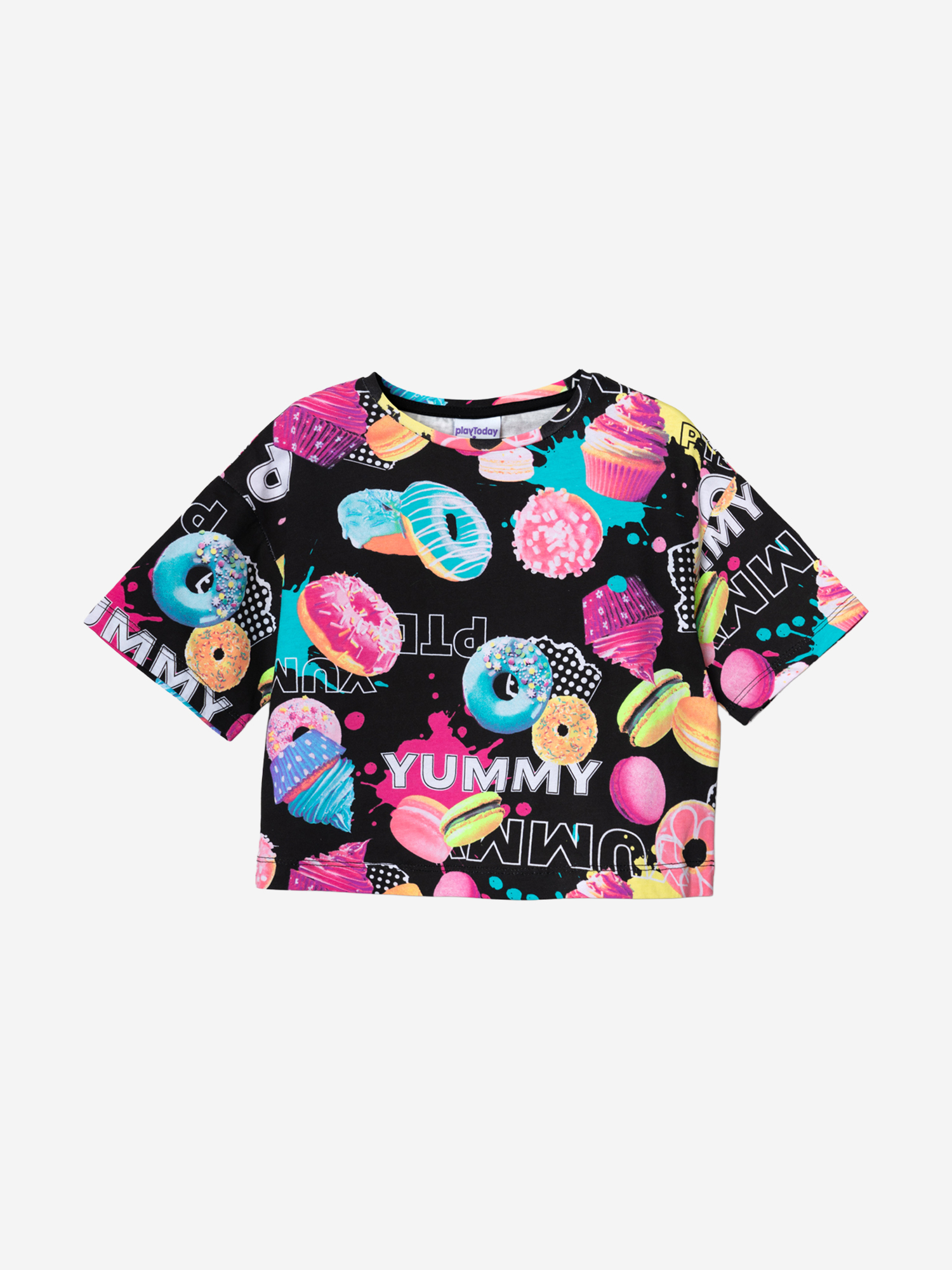 Изображение товара PlayToday Футболка для девочки 100% хлопок, лето