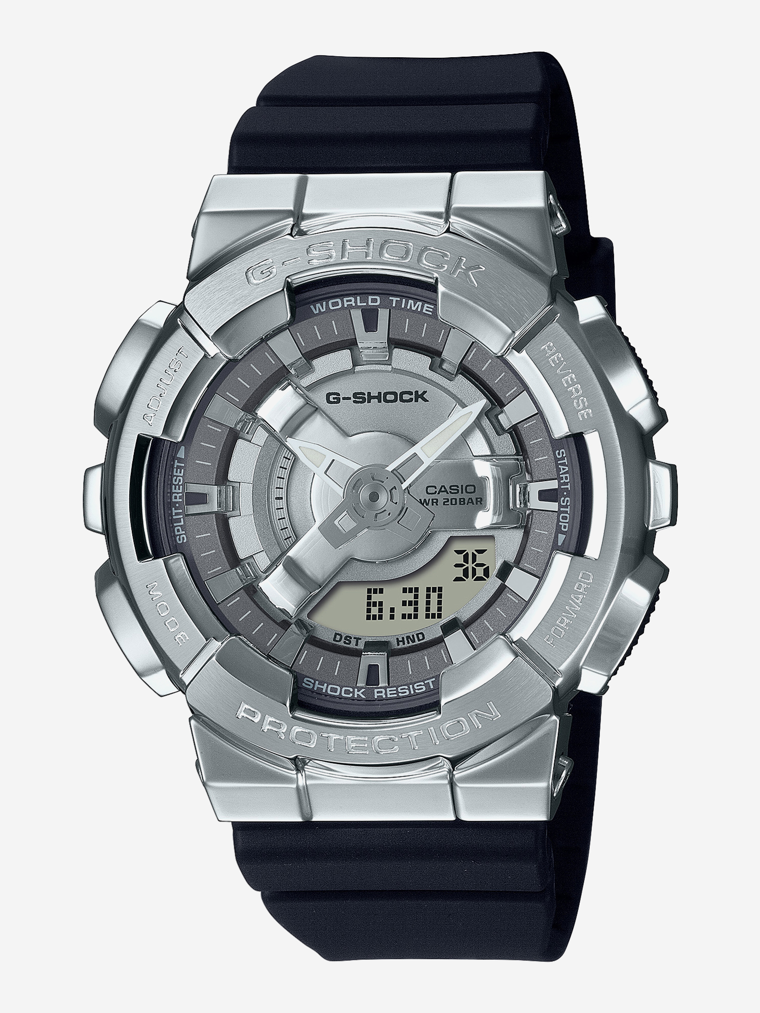 Изображение товара Спортивные часы CASIO G-SHOCK GM-S110-1A Прочный функционал для тренировок