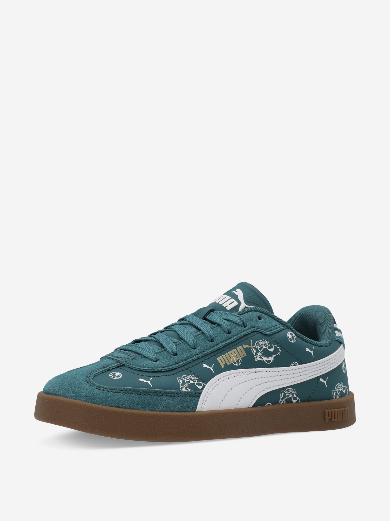 Кеды детские PUMA Club II Era Super, Зеленый 2