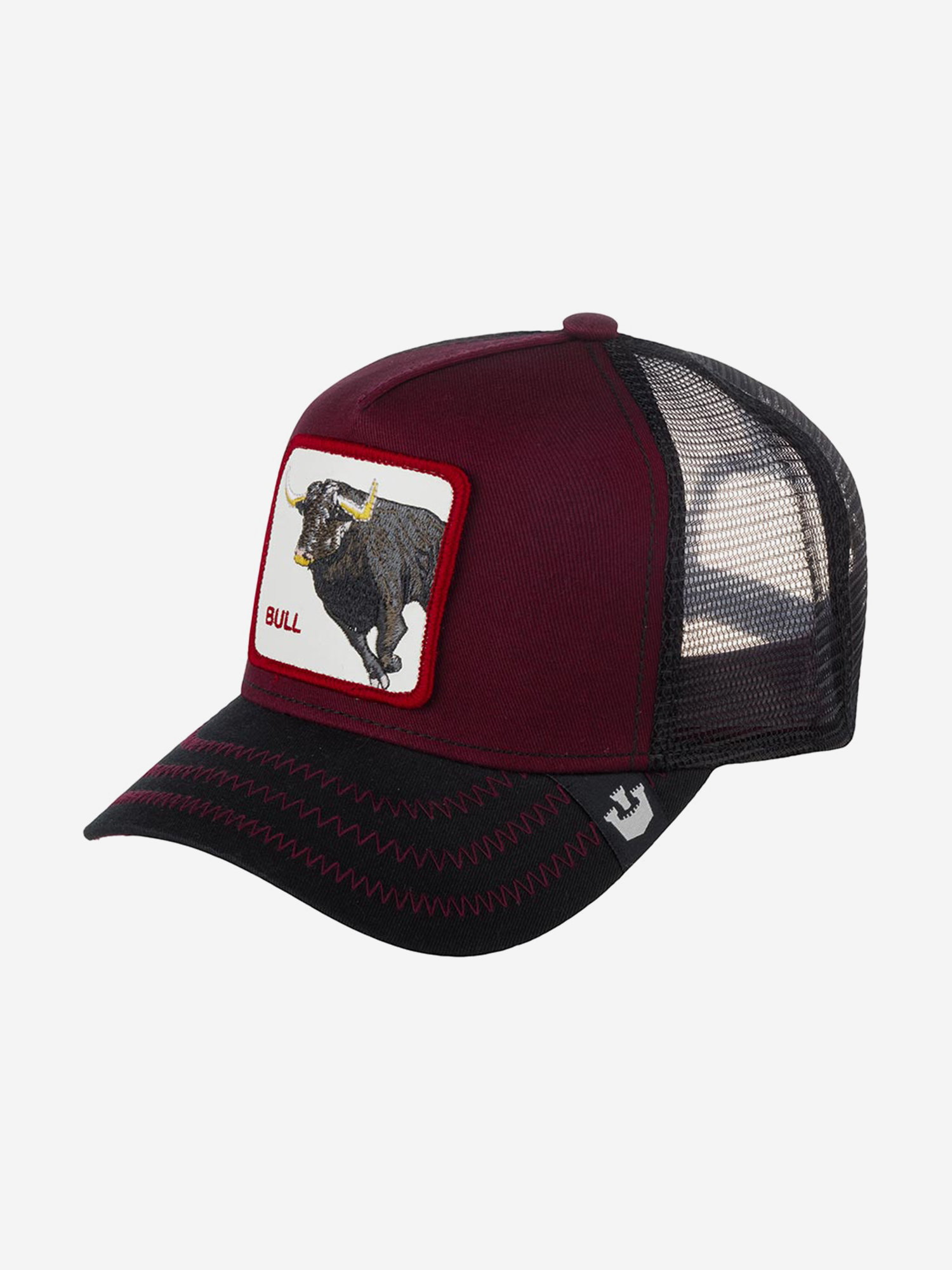 Изображение товара Бейсболка с сеточкой GOORIN BROTHERS 101-0521 бордовая/черная универсальная