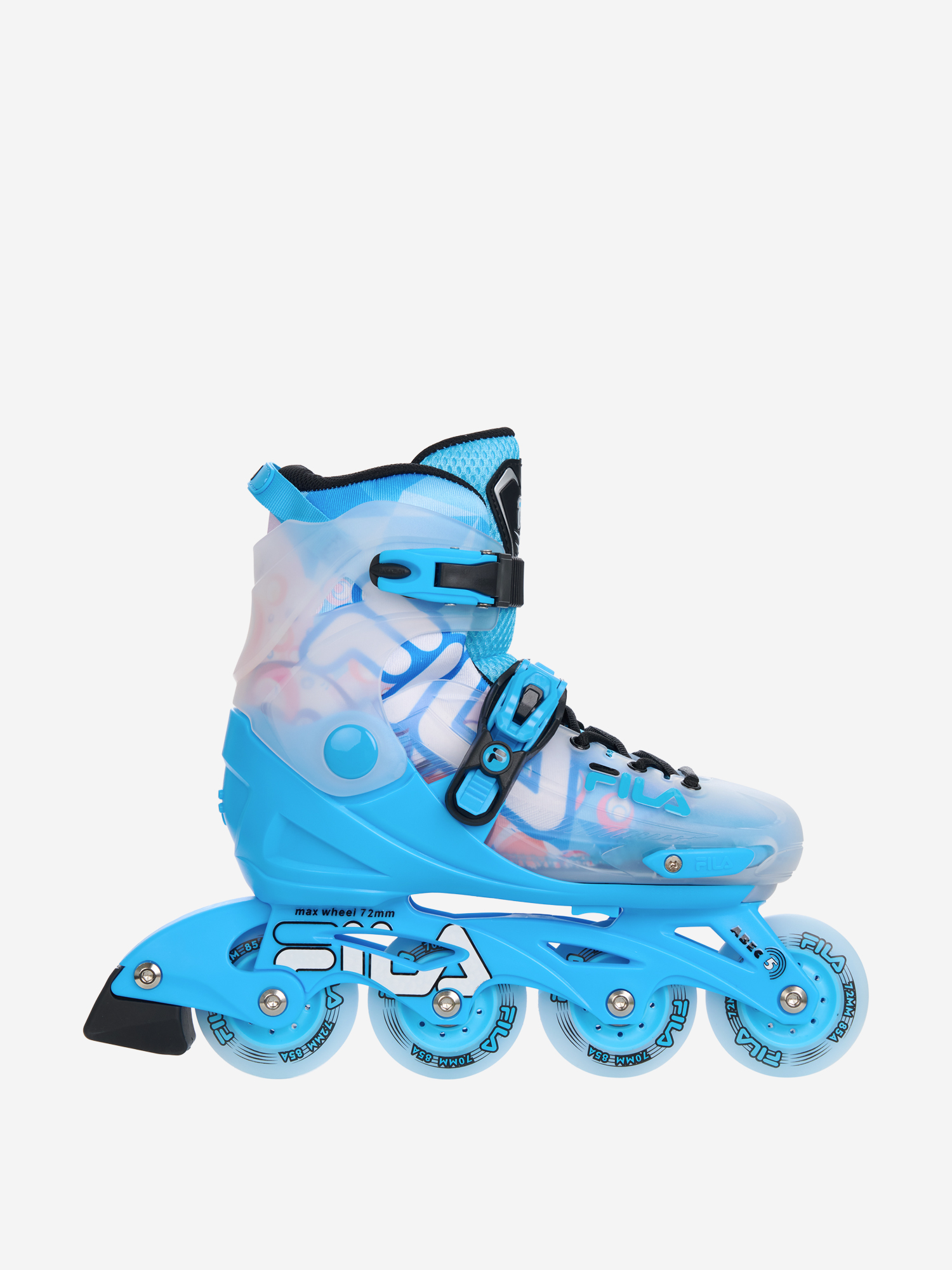 Изображение товара Детские раздвижные роликовые коньки FILA S-One Lightblue с тормозом Изображение товара Детские раздвижные роликовые коньки FILA S-One Lightblue с тормозом