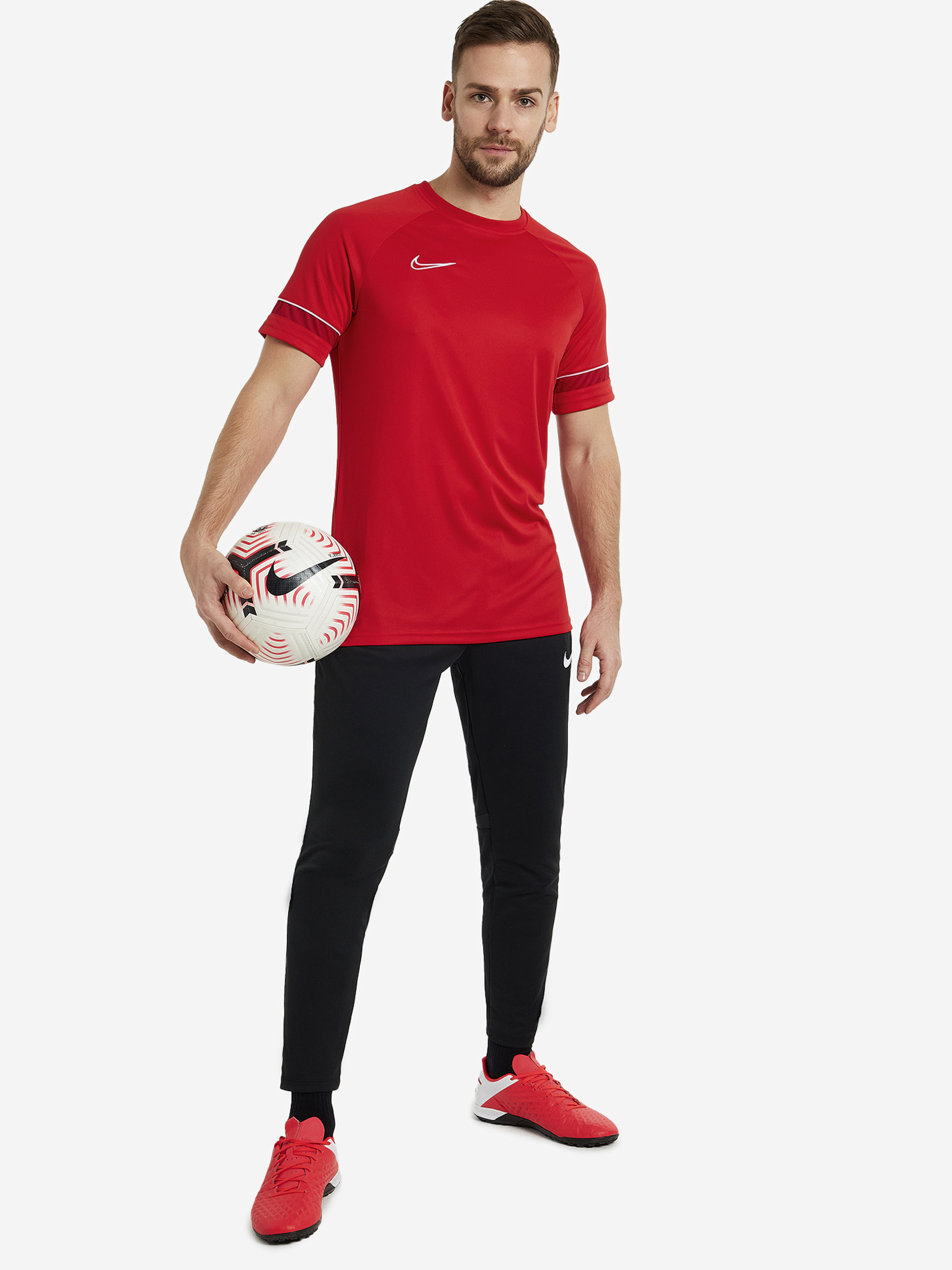 Футболка мужская Nike Dri-FIT Academy, Красный CW6101N06-657, размер RUS 50-52 | EUR L - фото 3