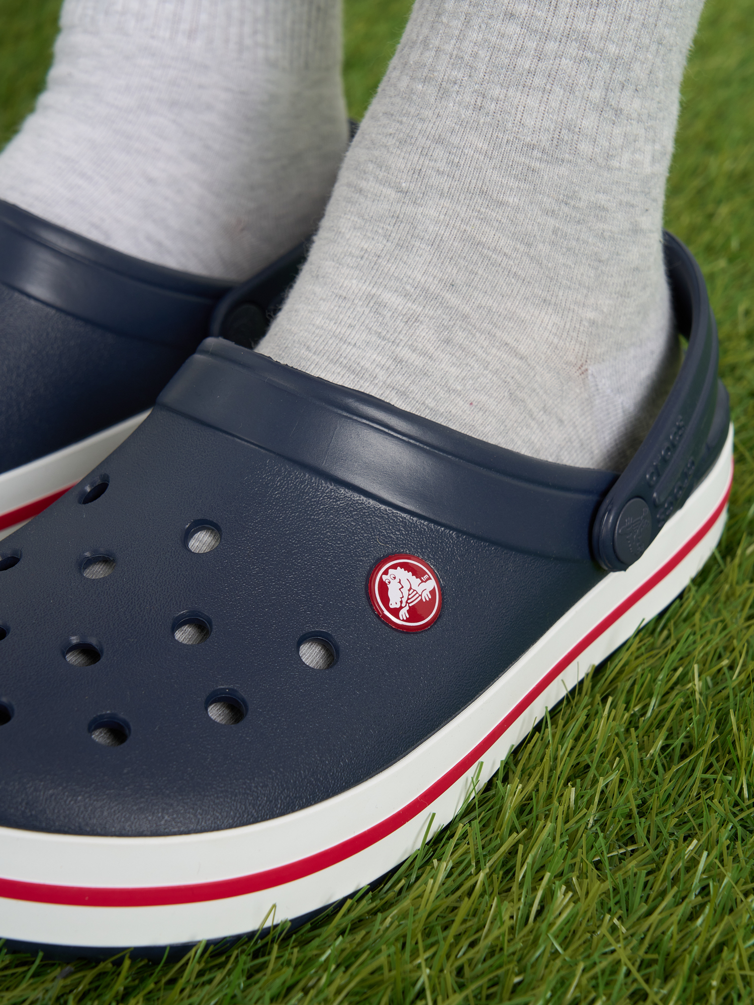 фото Сабо для мальчиков crocs crocband clog k, синий