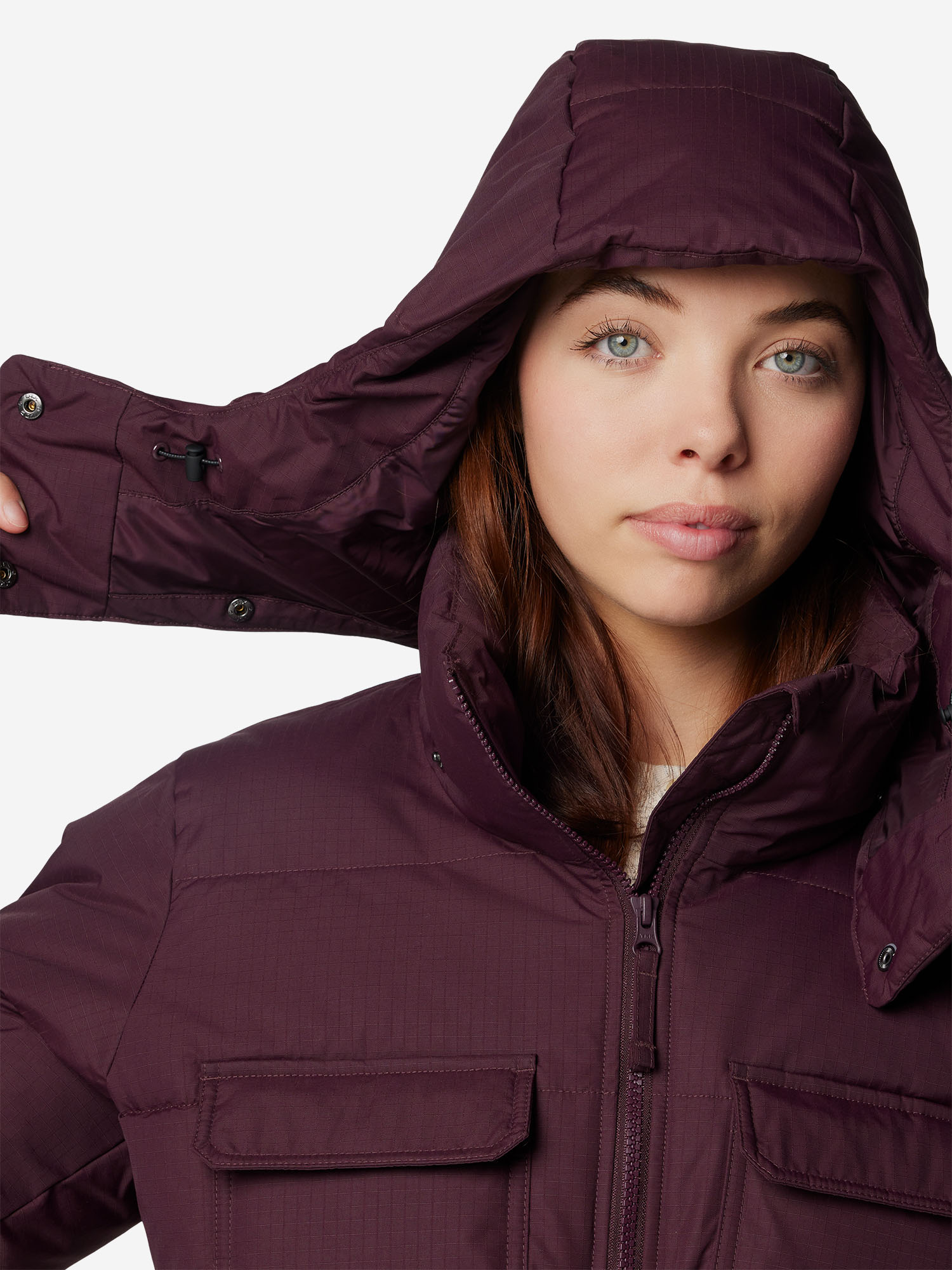 Куртка утепленная женская Columbia Longhorn Ridge Insulated Jacket, Коричневый 2085521CLB-607, размер 50 - фото 9