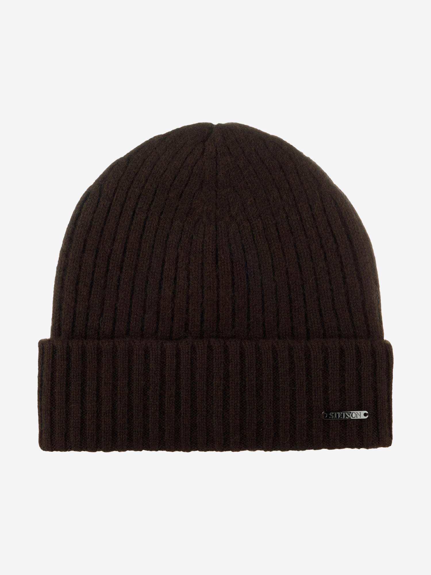 Шапка с отворотом STETSON 8599211 BEANIE CASHMERE (коричневый), Коричневый 02-559XDOXS9Z-61, размер Без размера - фото 1