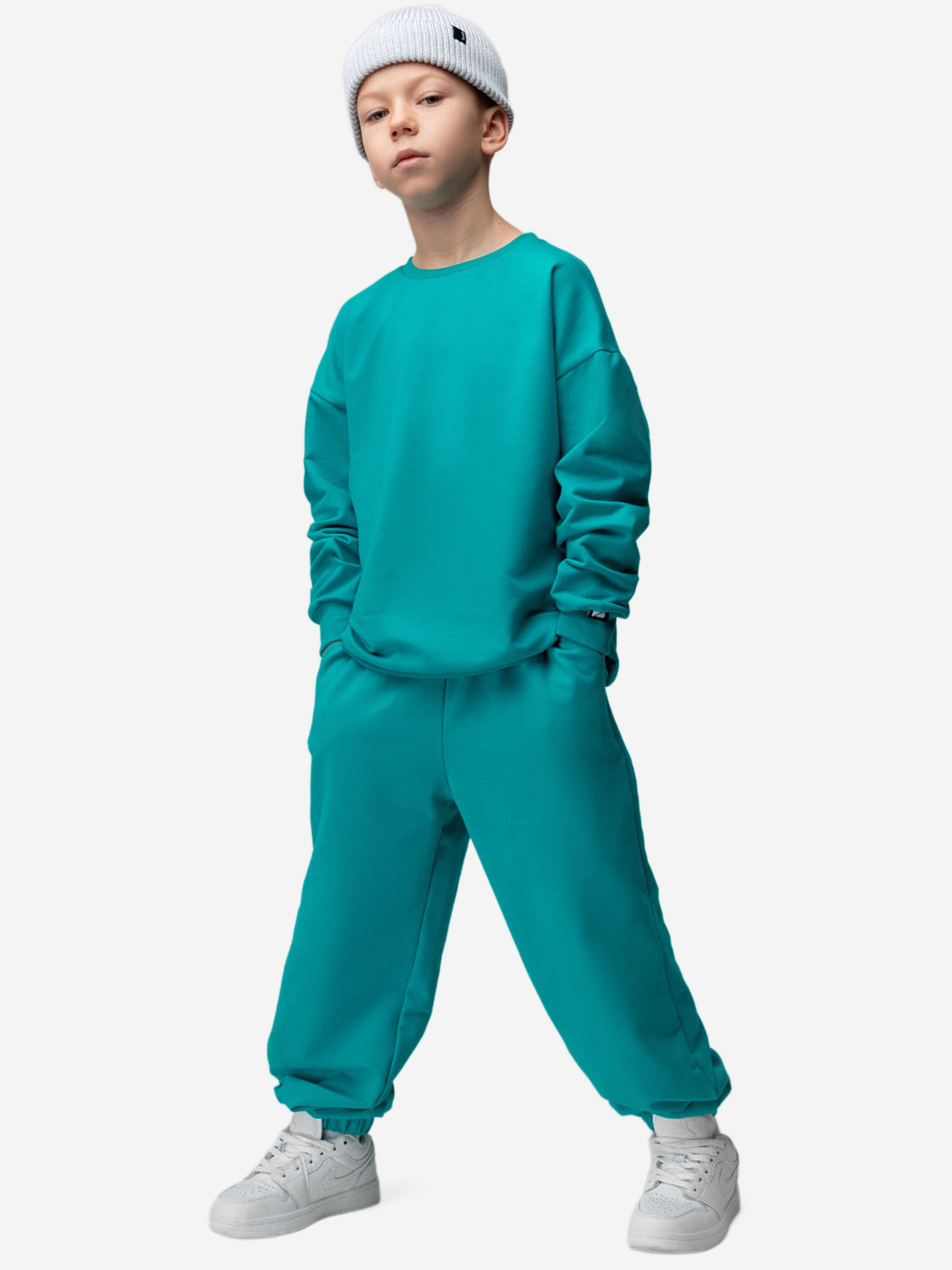Изображение товара Костюм спортивный для мальчиков bodo бирюзовый всесезонный