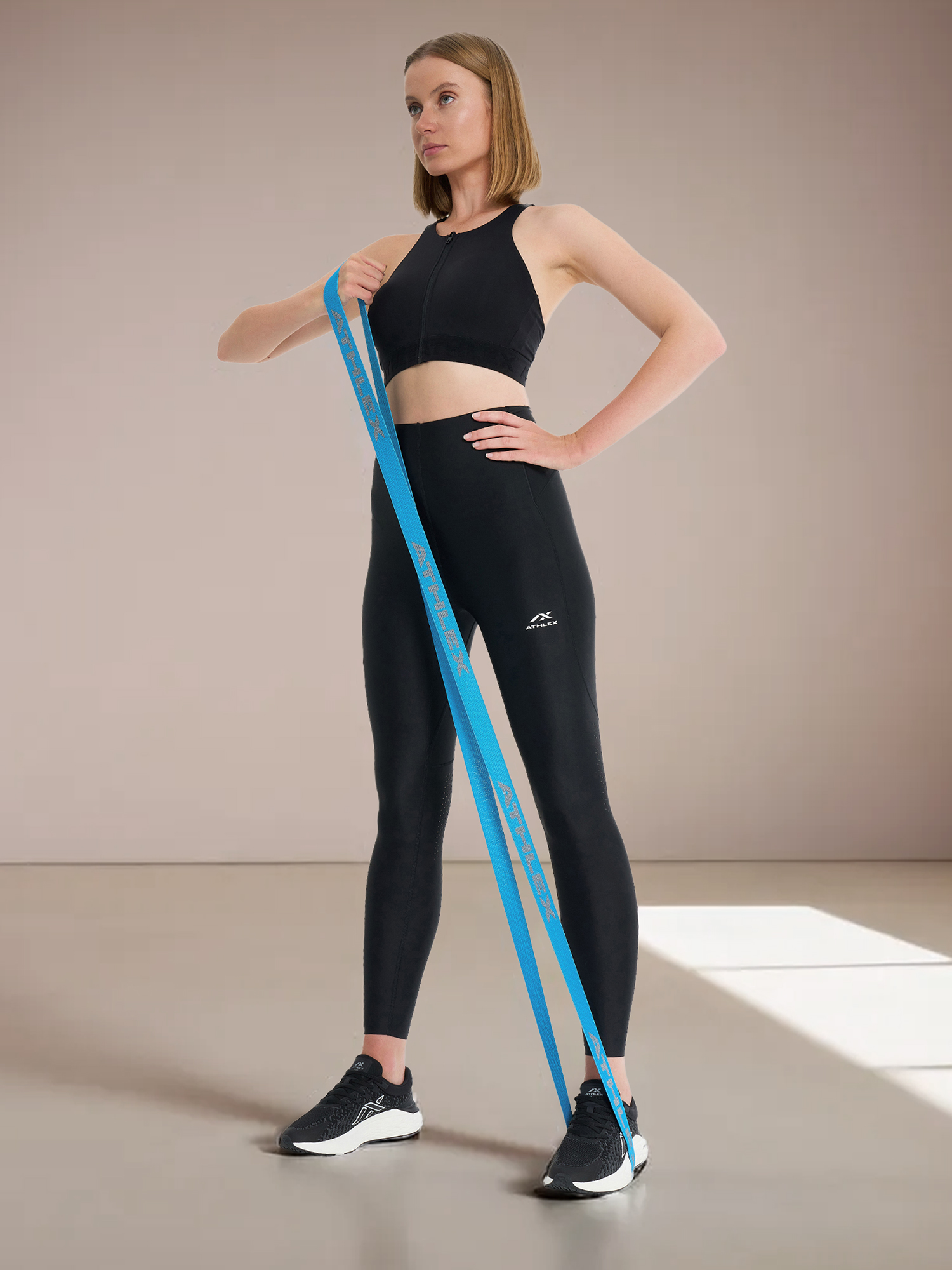 

Силовая лента Athlex, Голубой