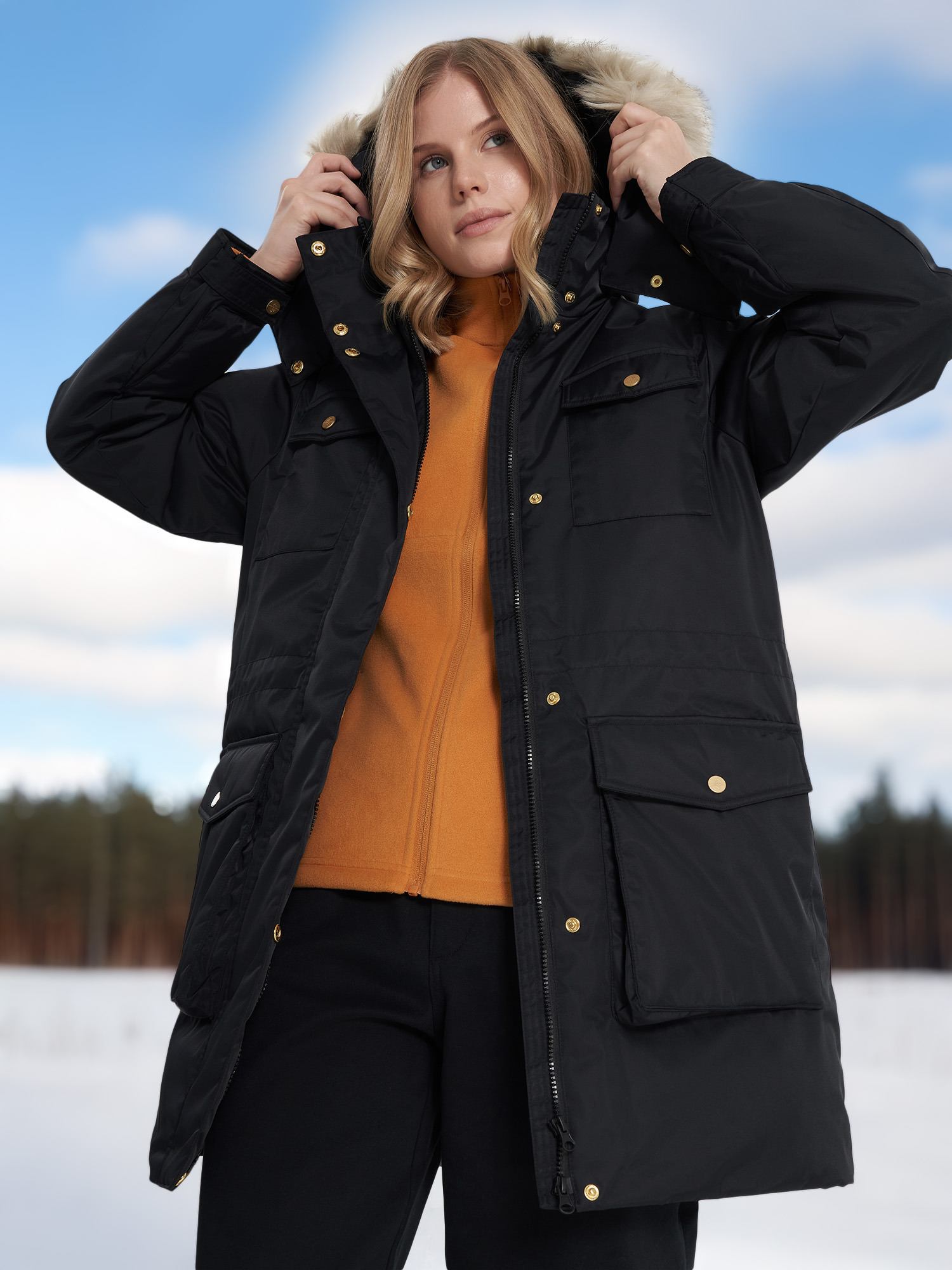 

Пуховик женский Cordillero, Черный