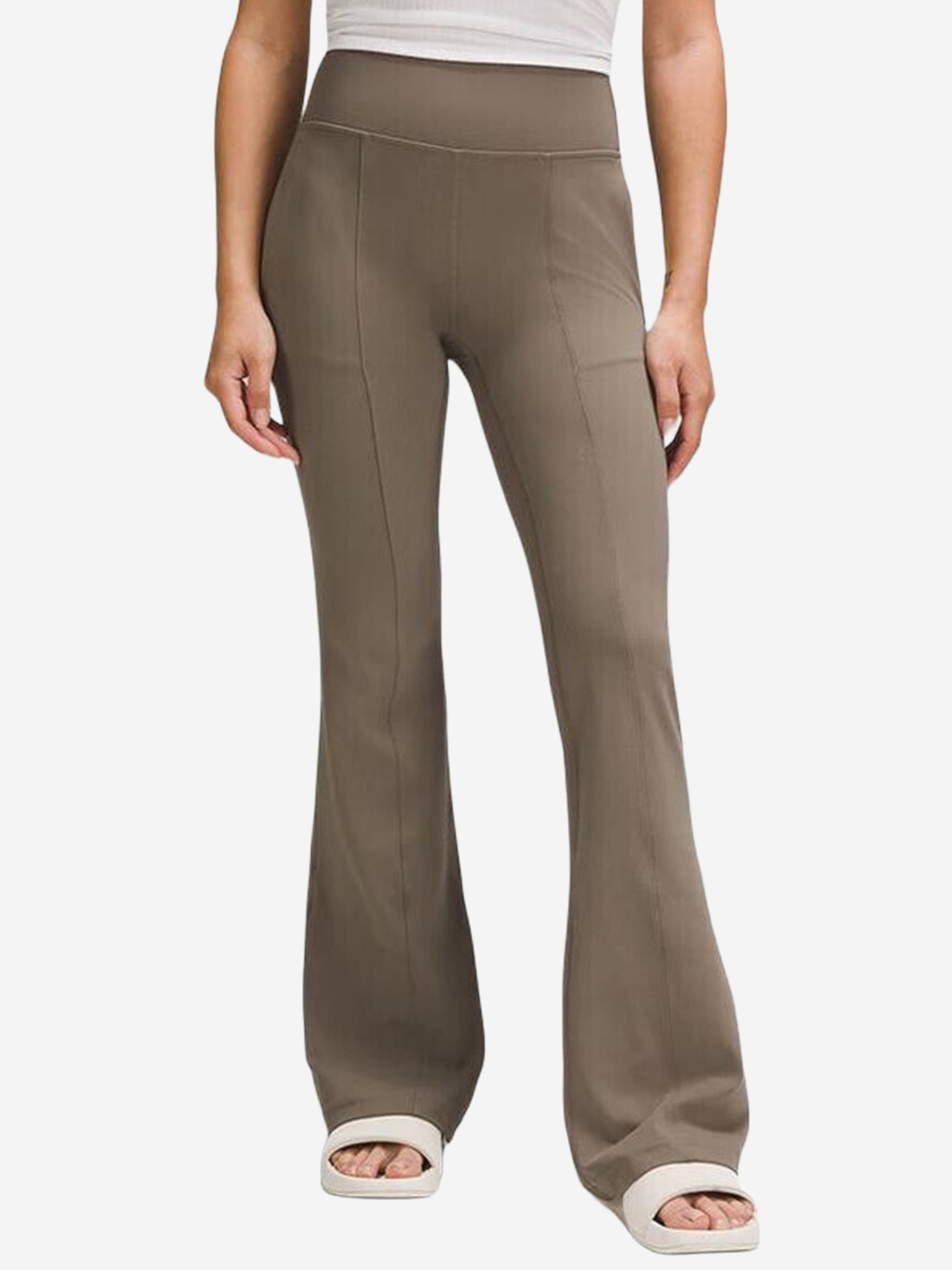 Изображение товара Женские спортивные брюки Lululemon Groove Series Casual Pants оливковые